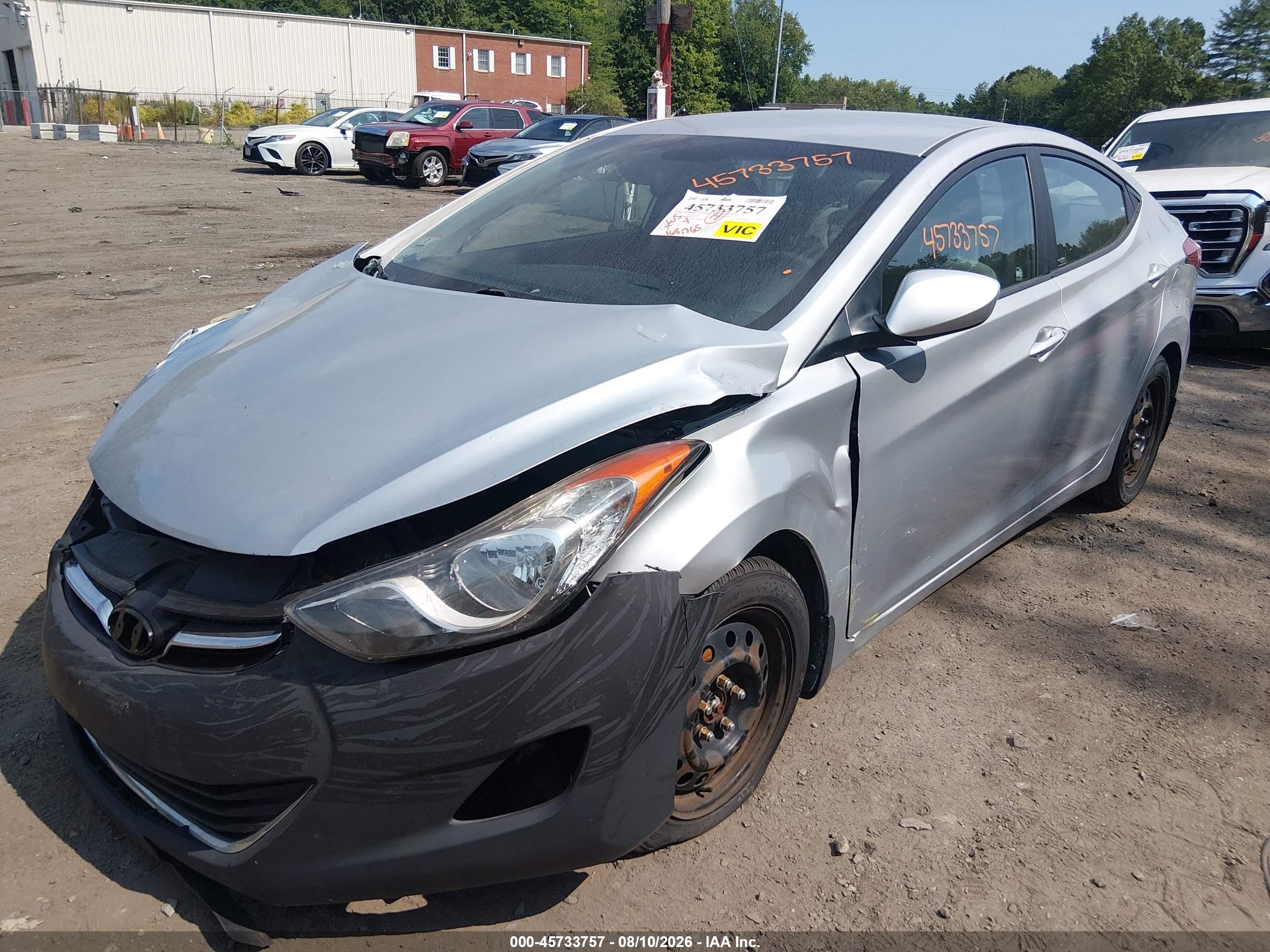 2013 Hyundai Elantra Gls Silver vin: 5NPDH4AE8DH160115