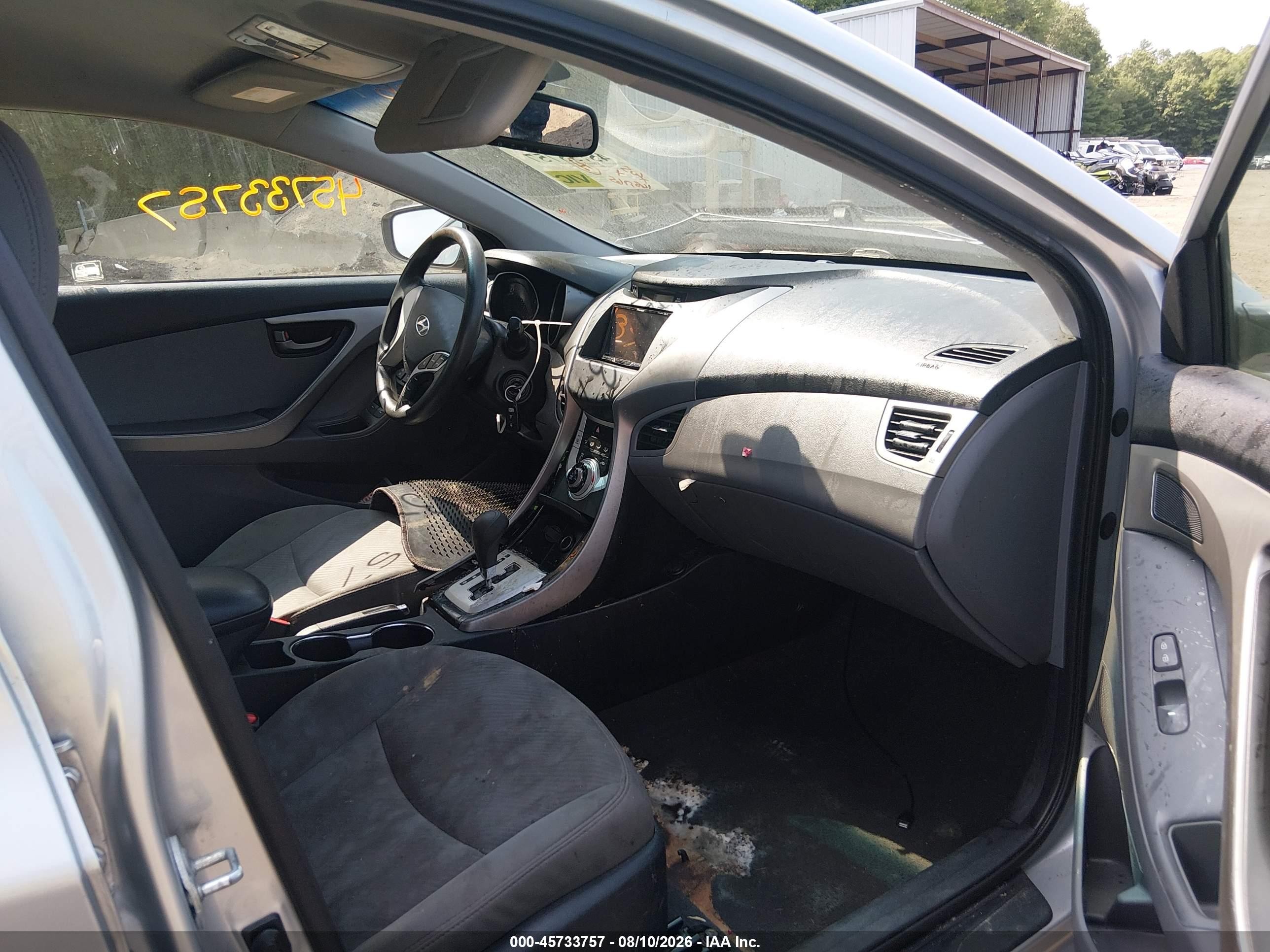 2013 Hyundai Elantra Gls Silver vin: 5NPDH4AE8DH160115