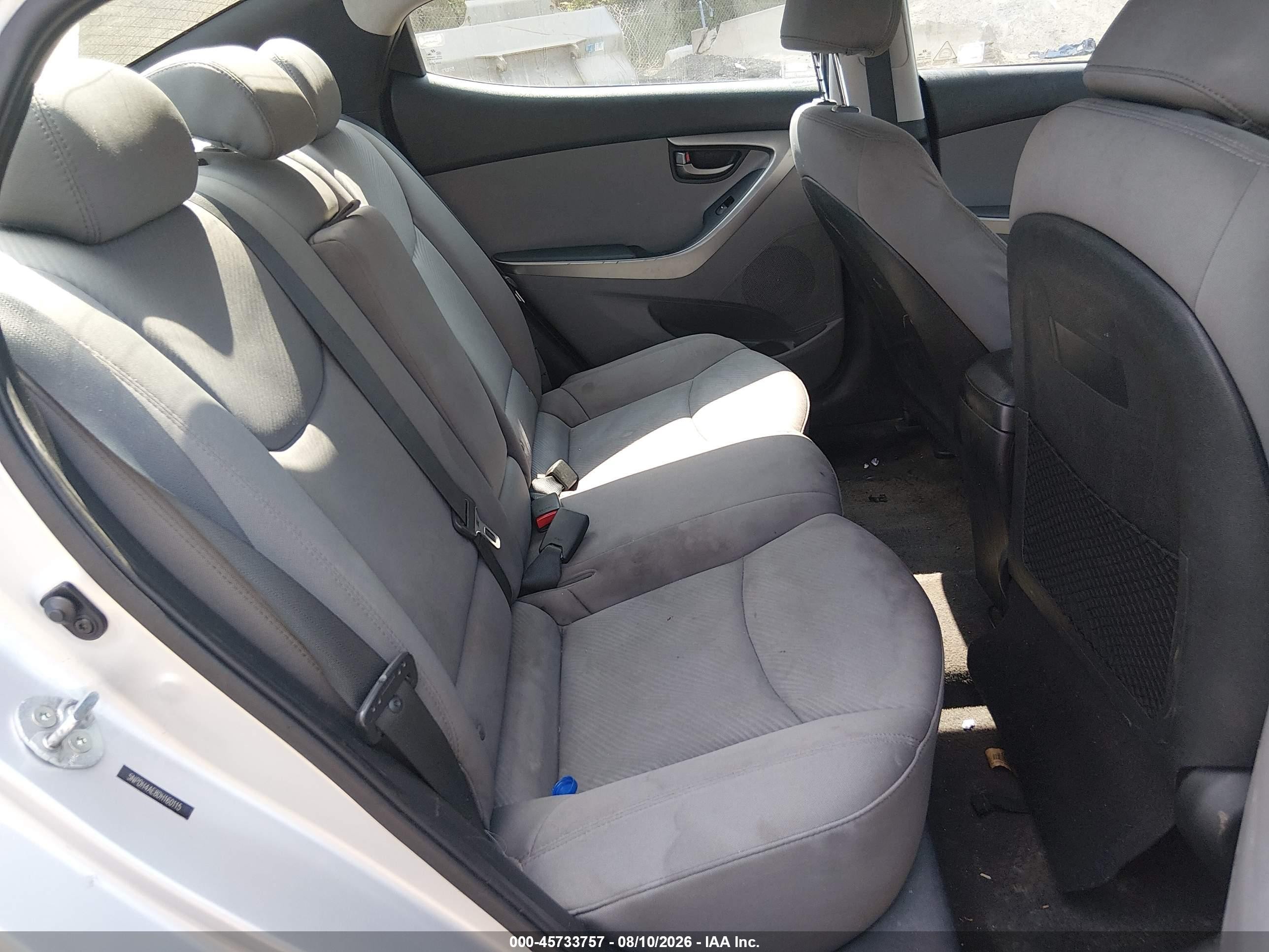 2013 Hyundai Elantra Gls Silver vin: 5NPDH4AE8DH160115