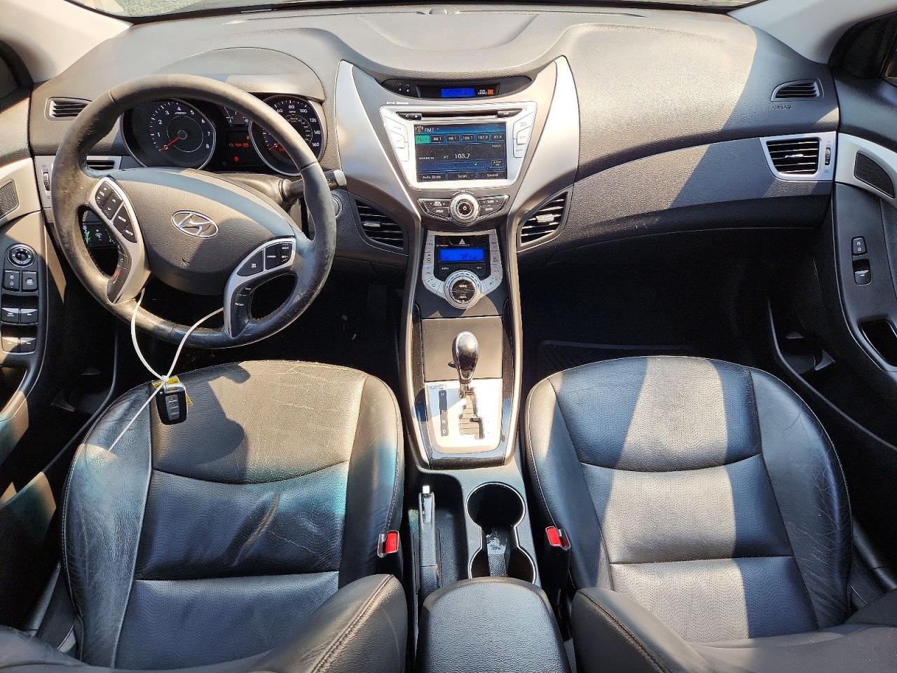 2013 Hyundai Elantra Limited Black vin: 5NPDH4AE8DH161832