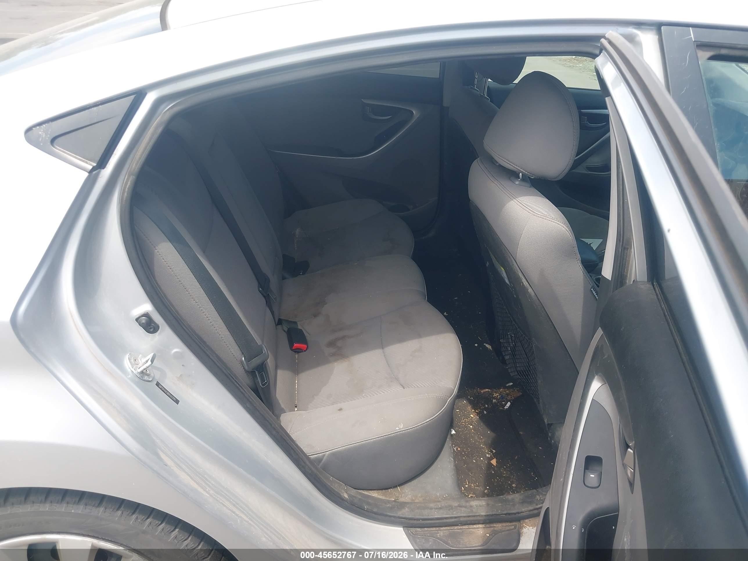 2013 Hyundai Elantra Gls Silver vin: 5NPDH4AE8DH162091