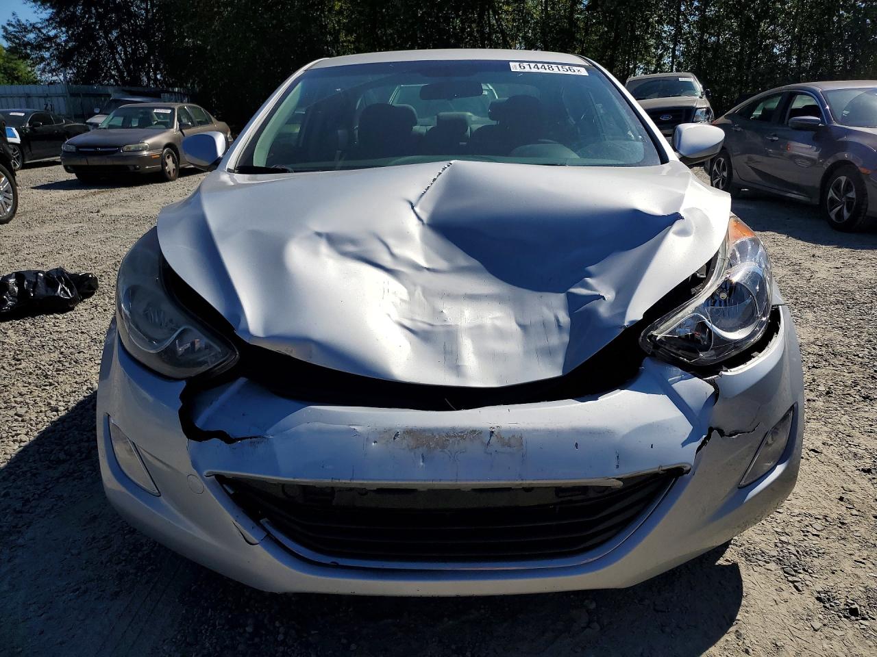 2013 Hyundai Elantra Gls Silver vin: 5NPDH4AE8DH169753