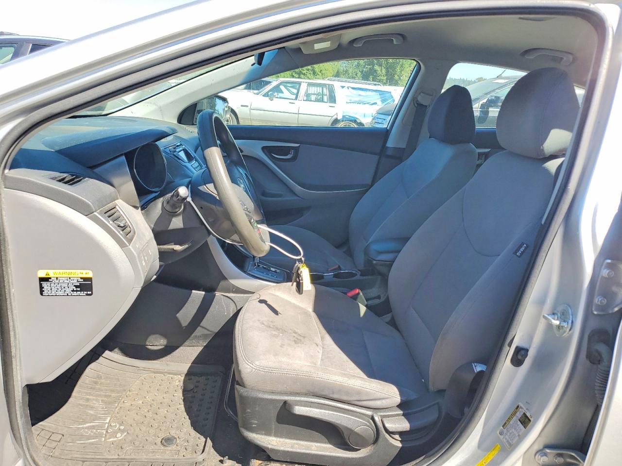 2013 Hyundai Elantra Gls Silver vin: 5NPDH4AE8DH169753