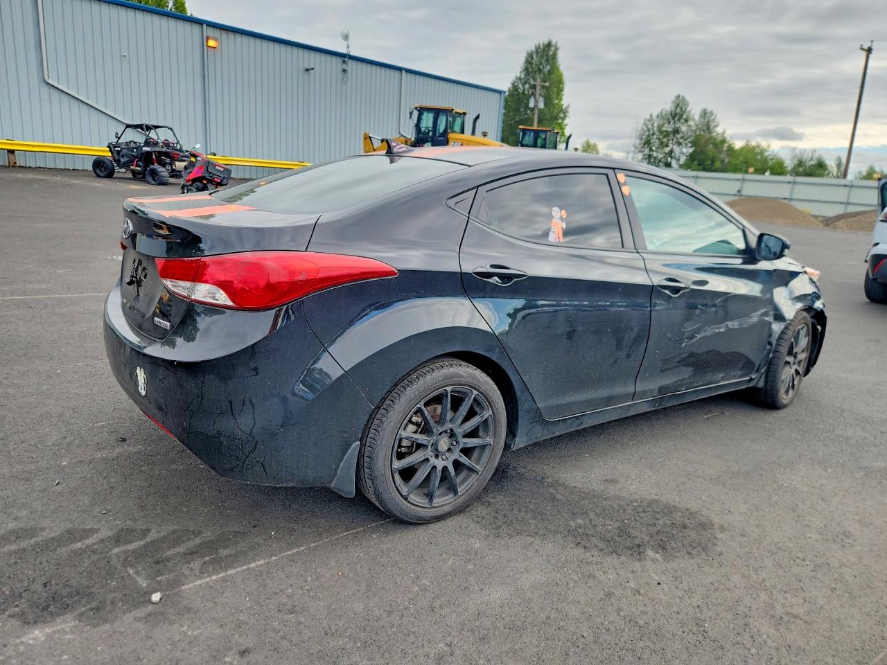 2013 Hyundai Elantra Limited Black vin: 5NPDH4AE8DH170787