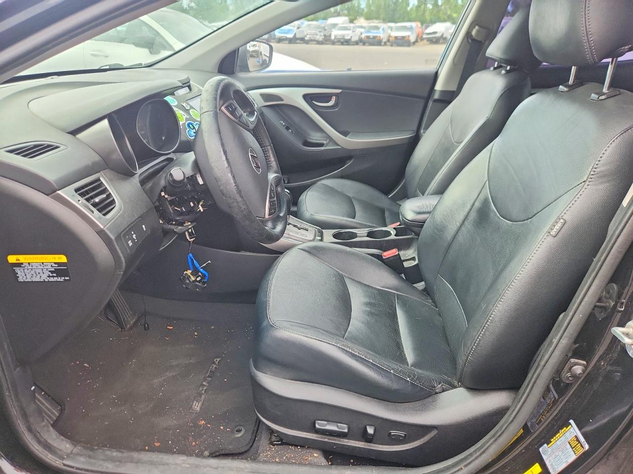 2013 Hyundai Elantra Limited Black vin: 5NPDH4AE8DH170787