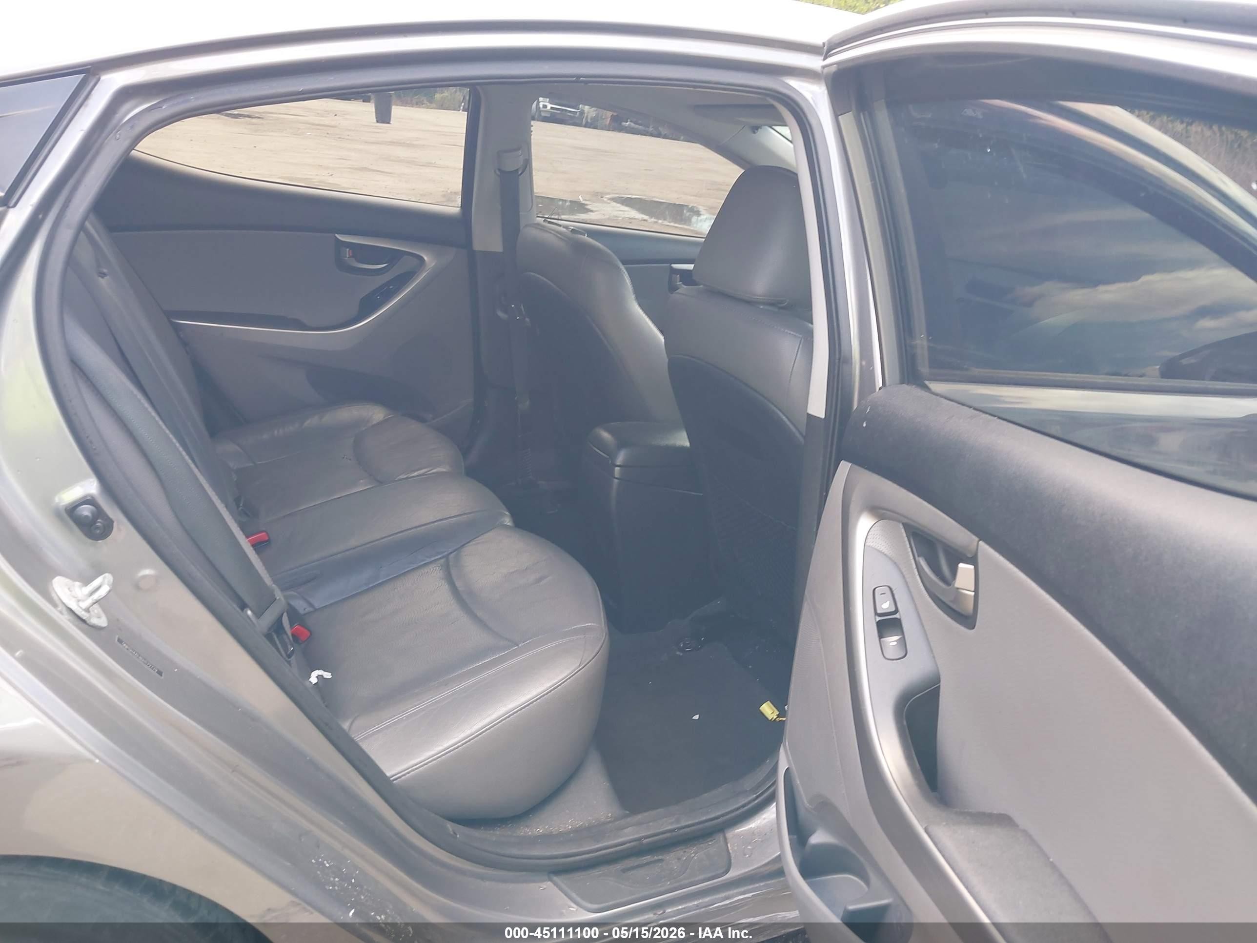 2013 Hyundai Elantra Limited Серый vin: 5NPDH4AE8DH172779