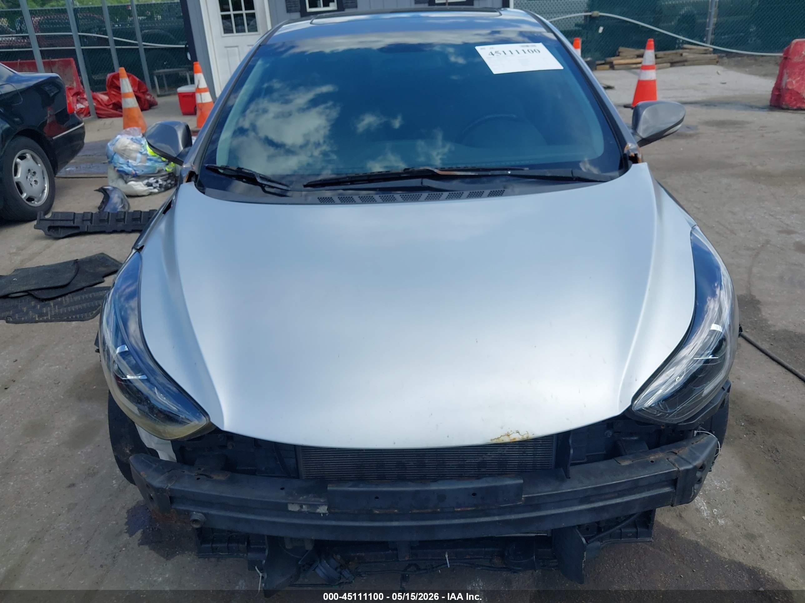 2013 Hyundai Elantra Limited Серый vin: 5NPDH4AE8DH172779