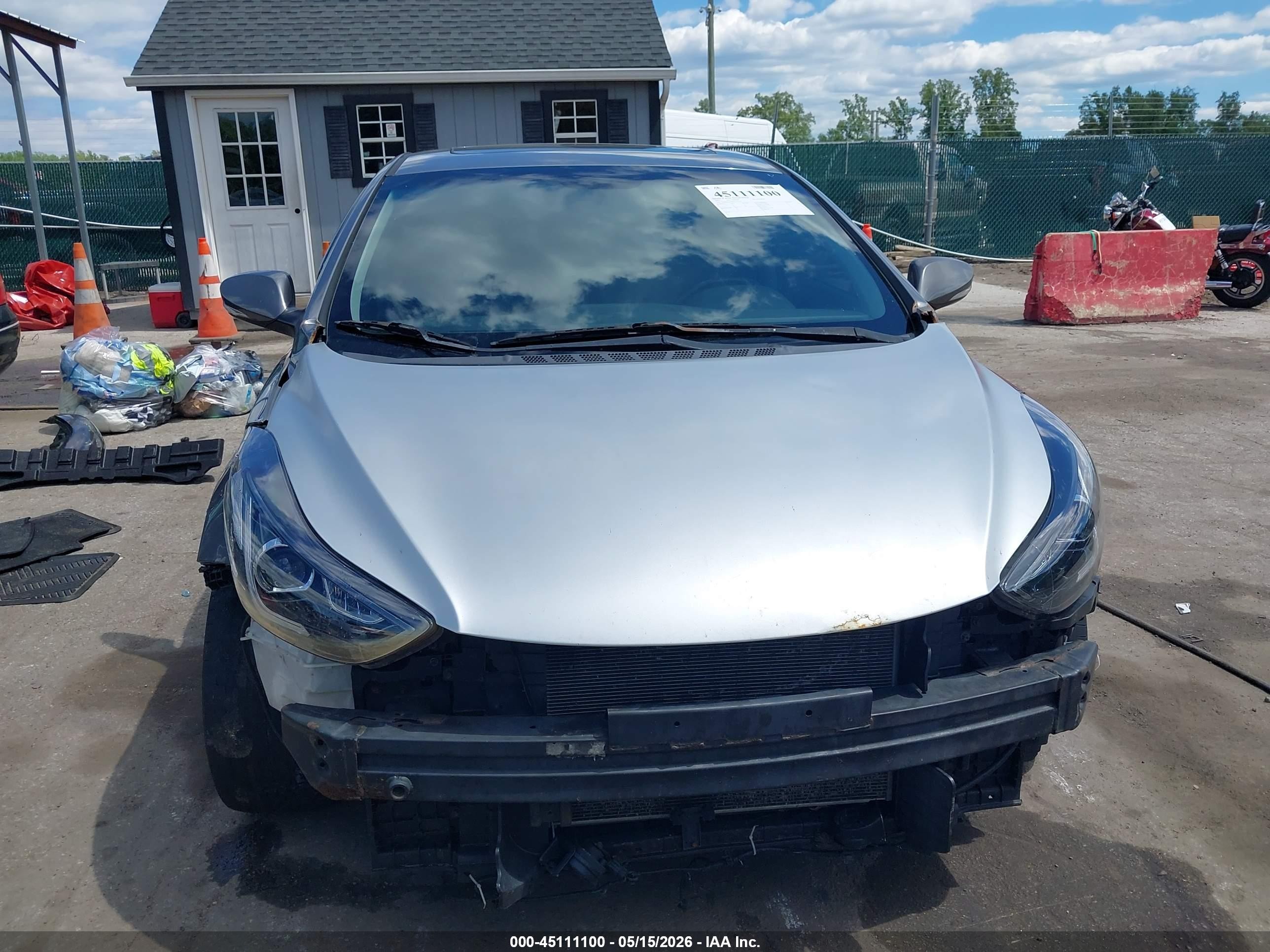 2013 Hyundai Elantra Limited Серый vin: 5NPDH4AE8DH172779
