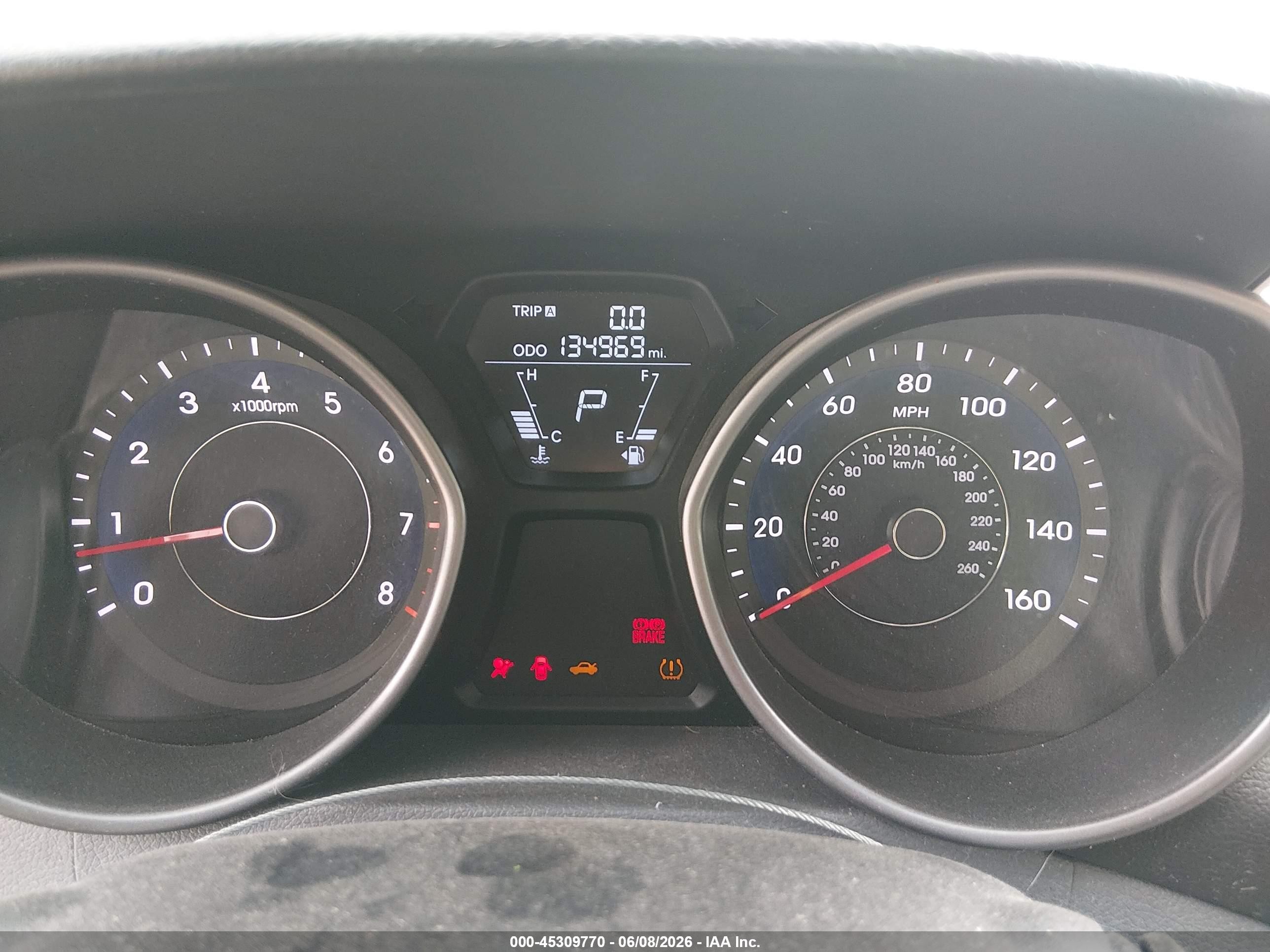 2013 Hyundai Elantra Limited Blue vin: 5NPDH4AE8DH179957