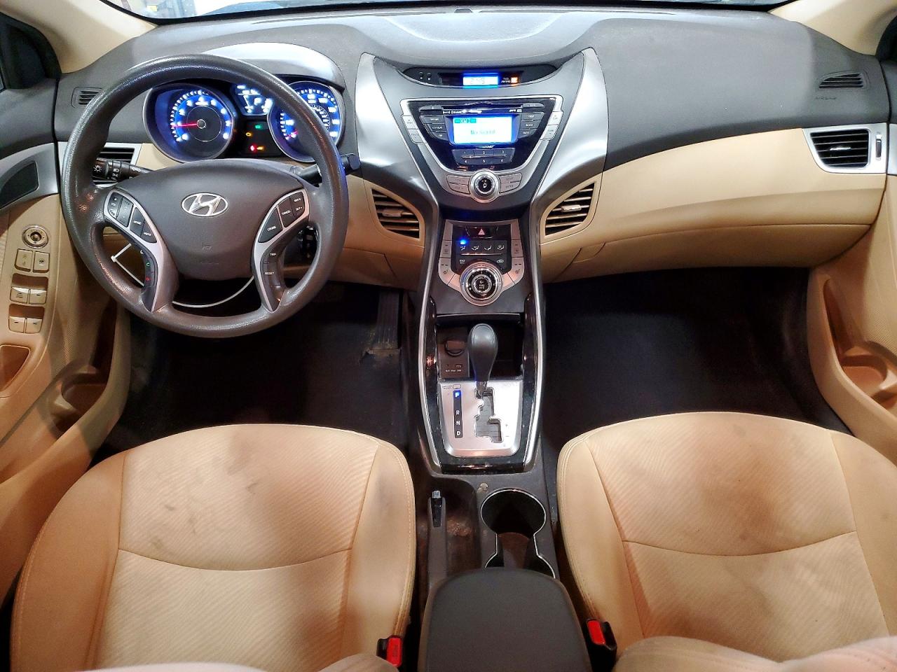 2013 Hyundai Elantra Gls Red vin: 5NPDH4AE8DH187444