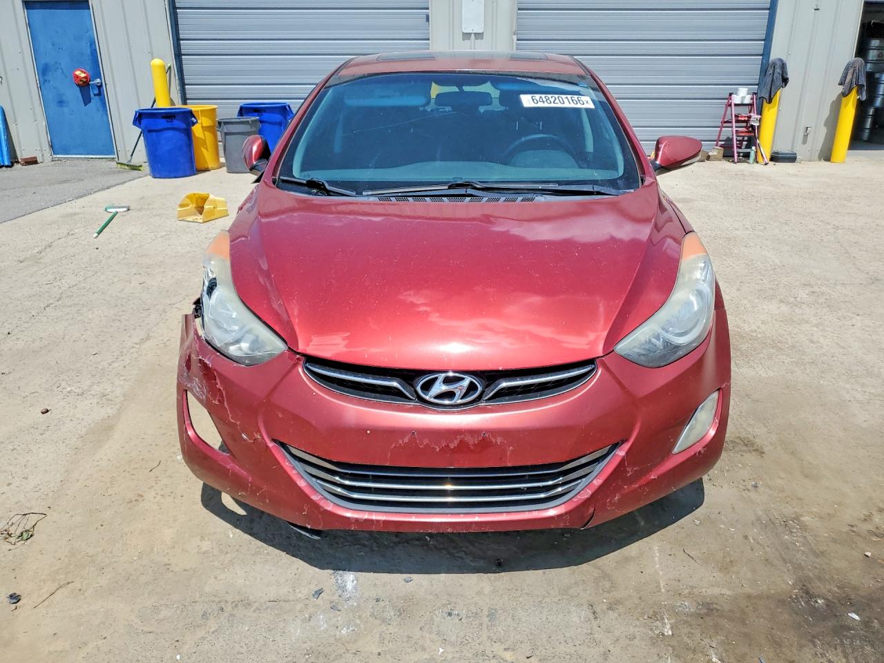 2013 Hyundai Elantra Limited Maroon vin: 5NPDH4AE8DH193812