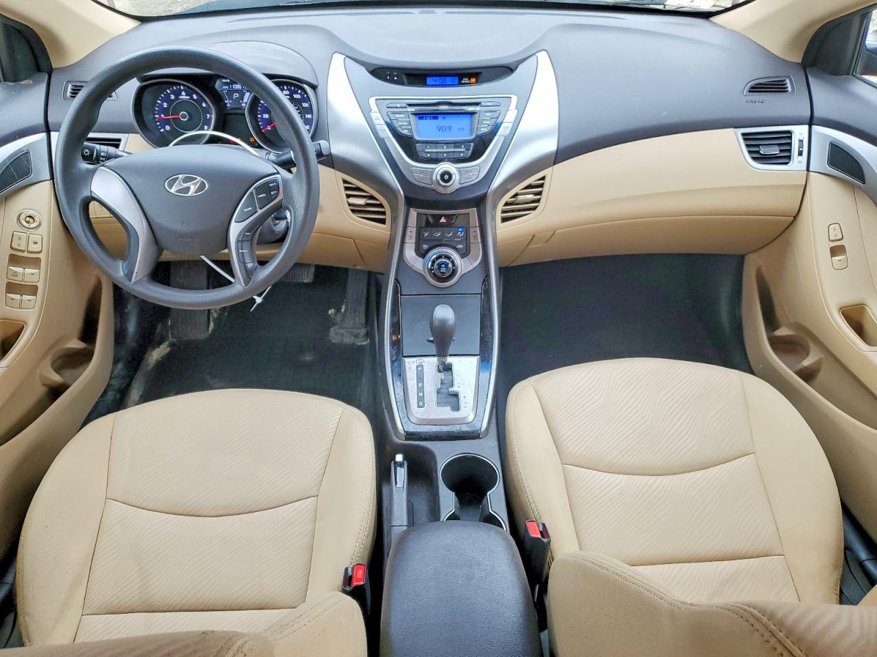 2013 Hyundai Elantra Gls Red vin: 5NPDH4AE8DH202203