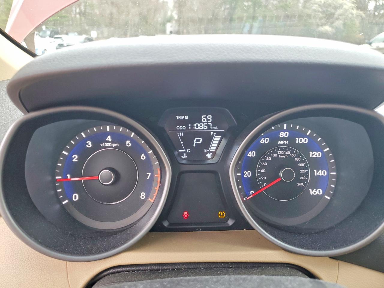 2013 Hyundai Elantra Gls Red vin: 5NPDH4AE8DH202203