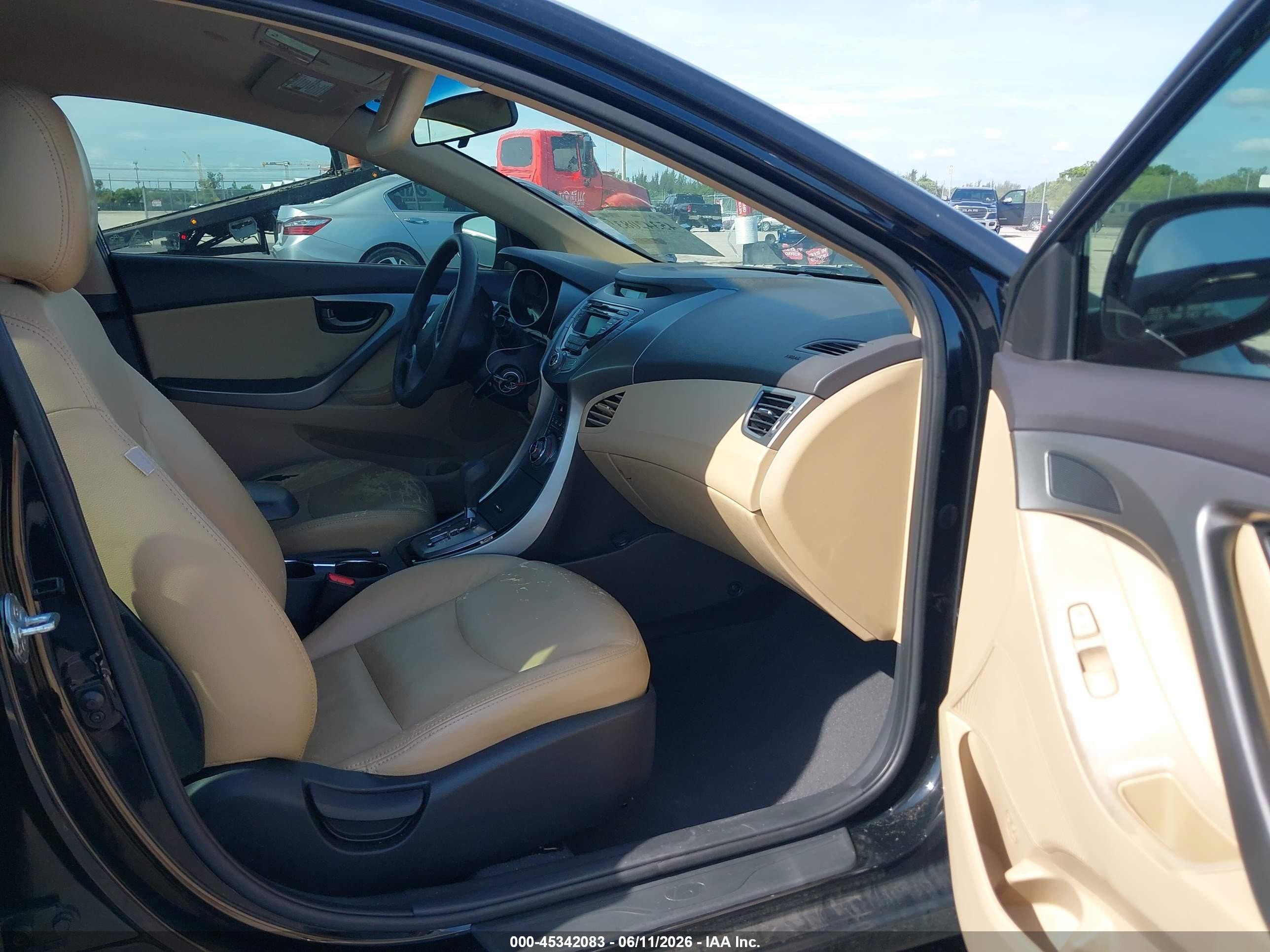 2013 Hyundai Elantra Gls Black vin: 5NPDH4AE8DH203853