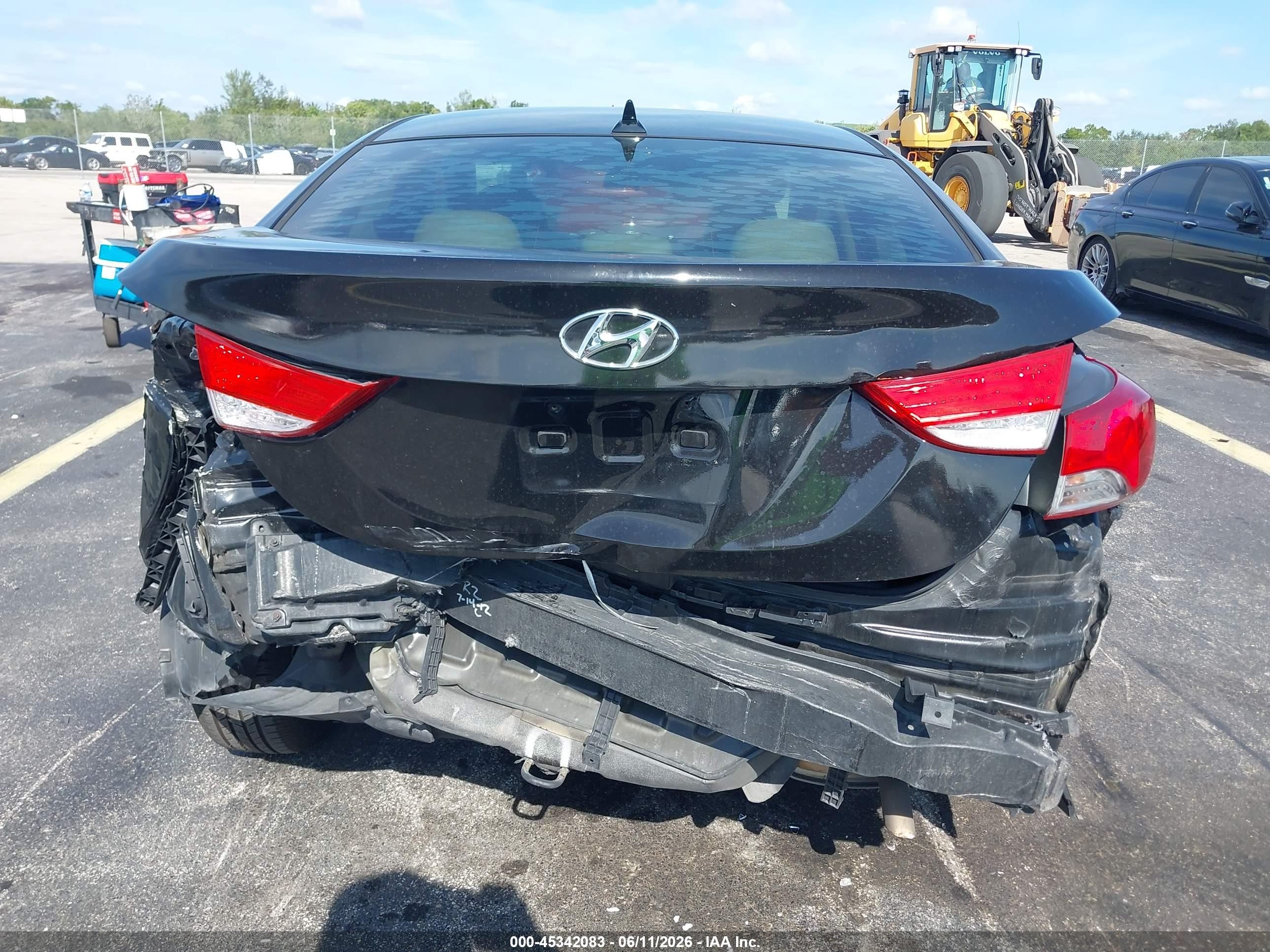2013 Hyundai Elantra Gls Black vin: 5NPDH4AE8DH203853