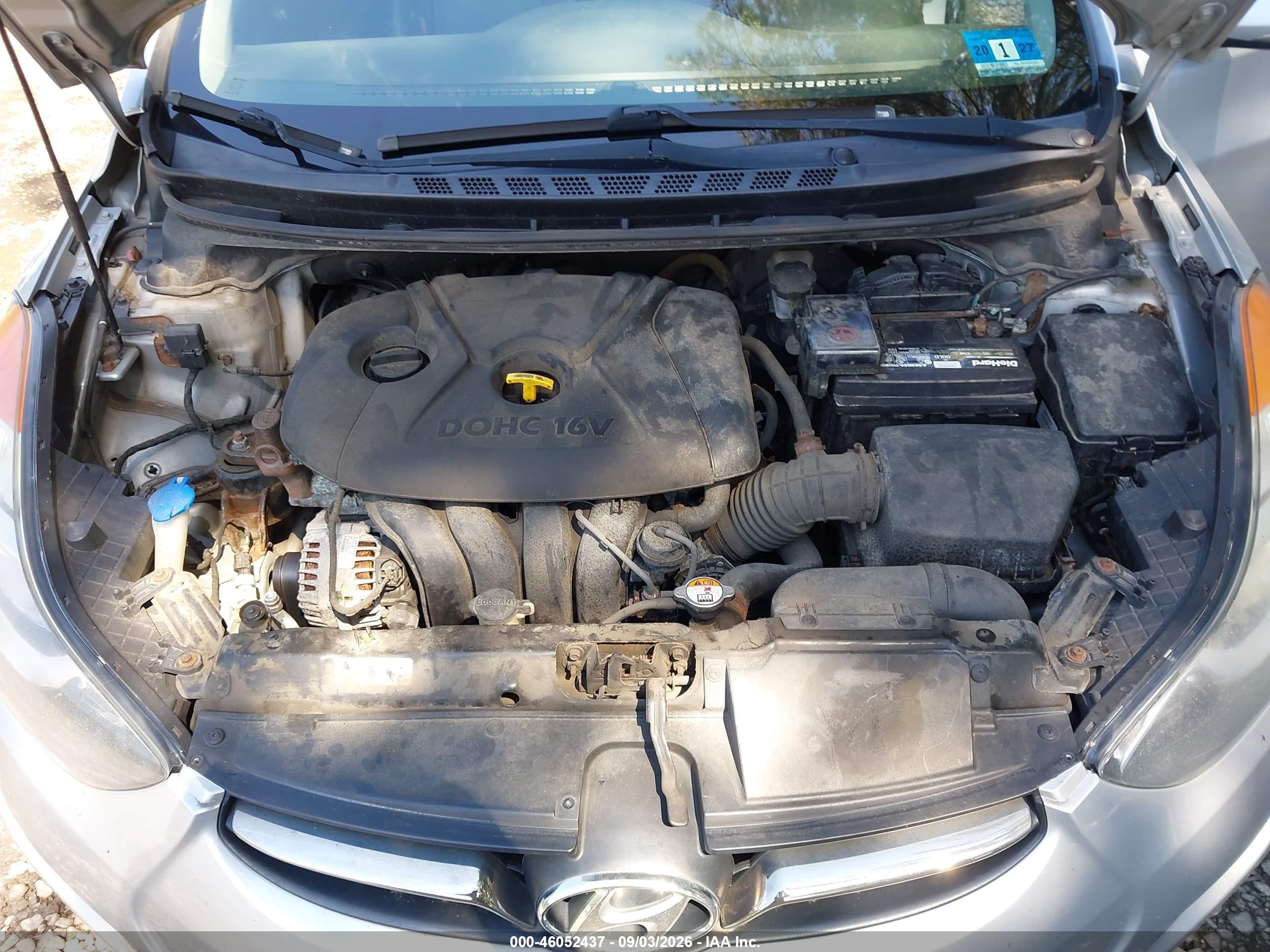 2013 Hyundai Elantra Limited Серебряный vin: 5NPDH4AE8DH211287