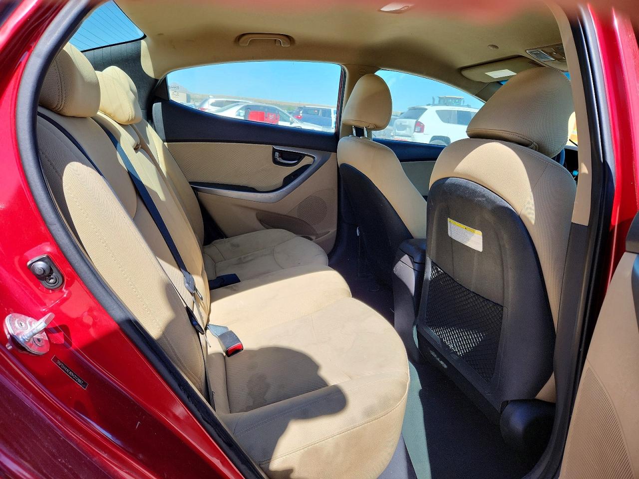 2013 Hyundai Elantra Gls Red vin: 5NPDH4AE8DH212987
