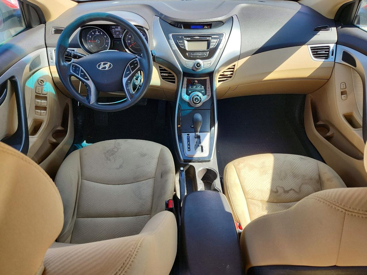 2013 Hyundai Elantra Gls Red vin: 5NPDH4AE8DH212987