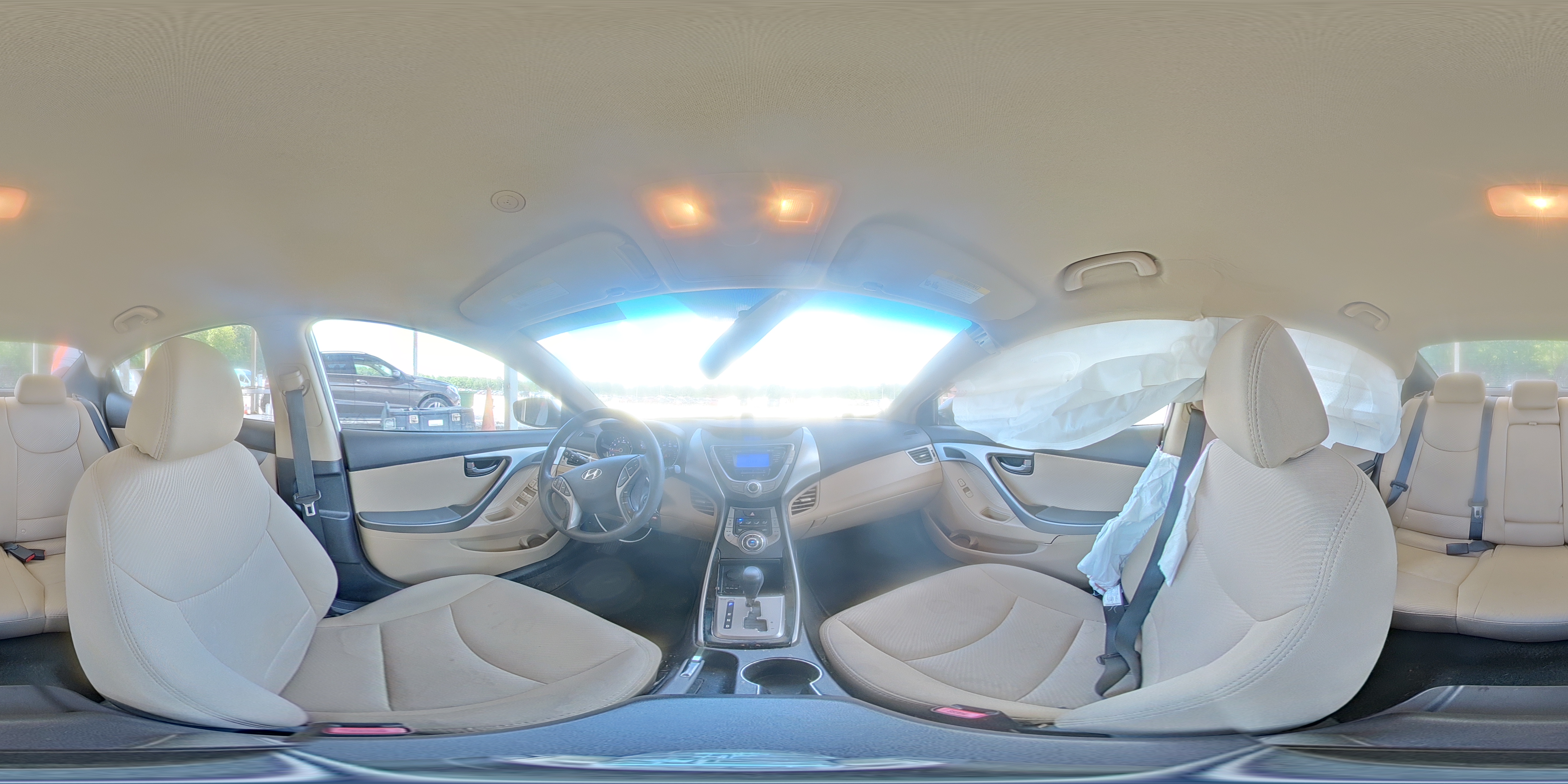 2013 Hyundai Elantra Gls White vin: 5NPDH4AE8DH217249