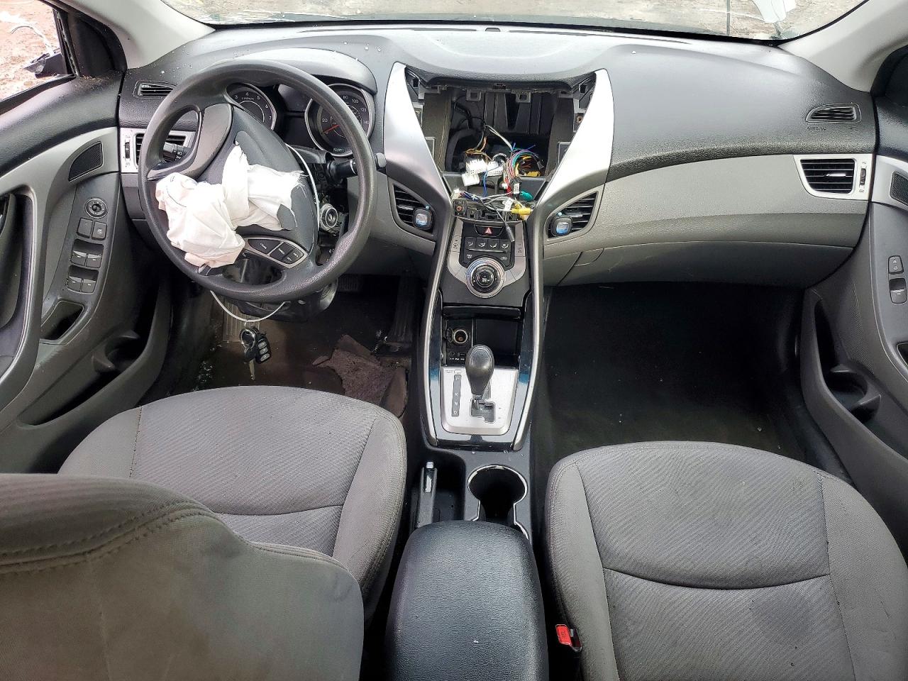 2013 Hyundai Elantra Gls Gray vin: 5NPDH4AE8DH226890