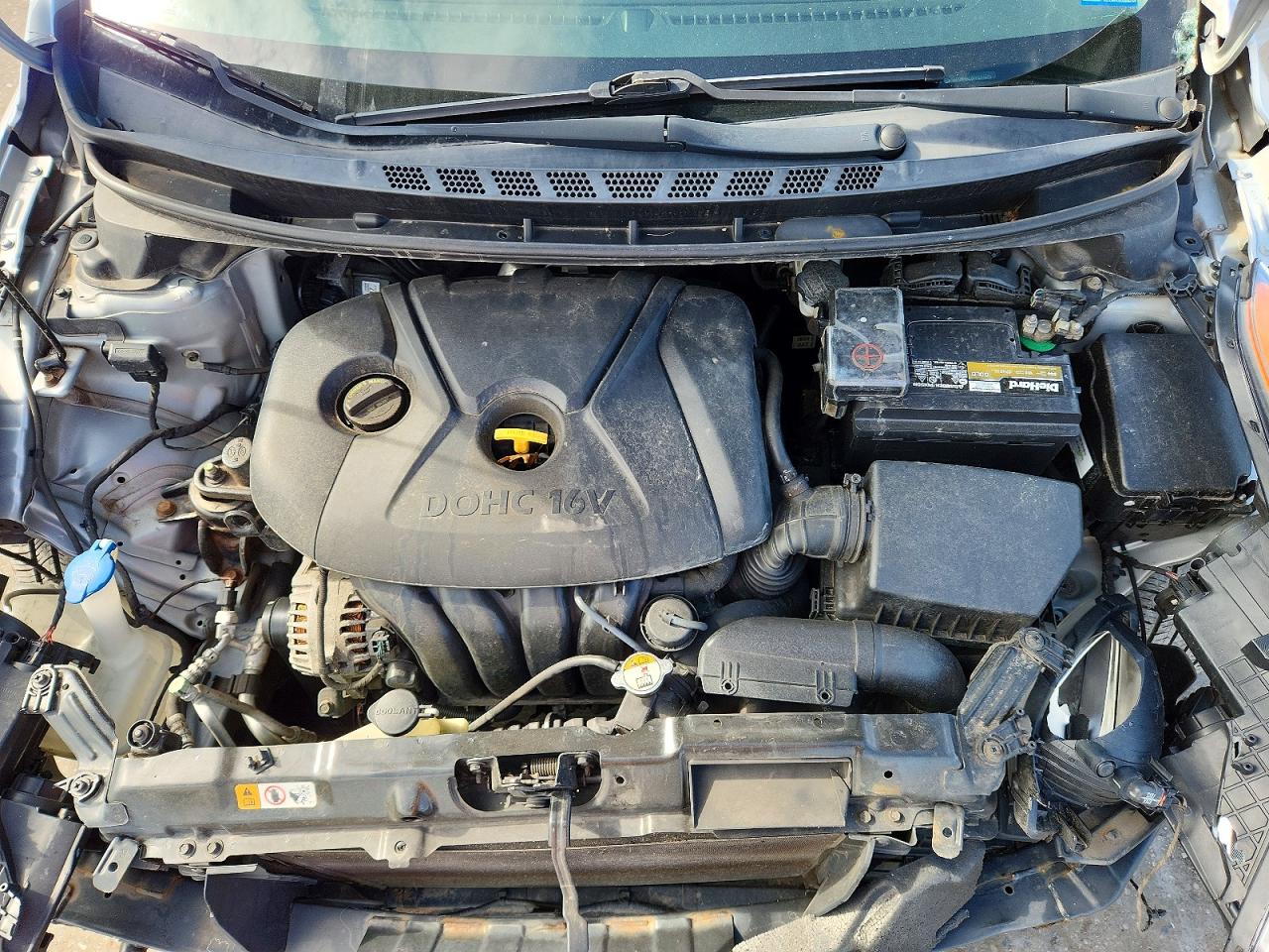 2013 Hyundai Elantra Gls Silver vin: 5NPDH4AE8DH227215