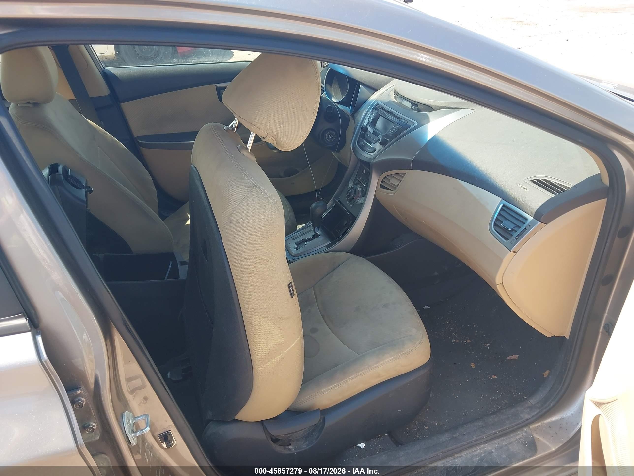 2013 Hyundai Elantra Gls Gold vin: 5NPDH4AE8DH227814