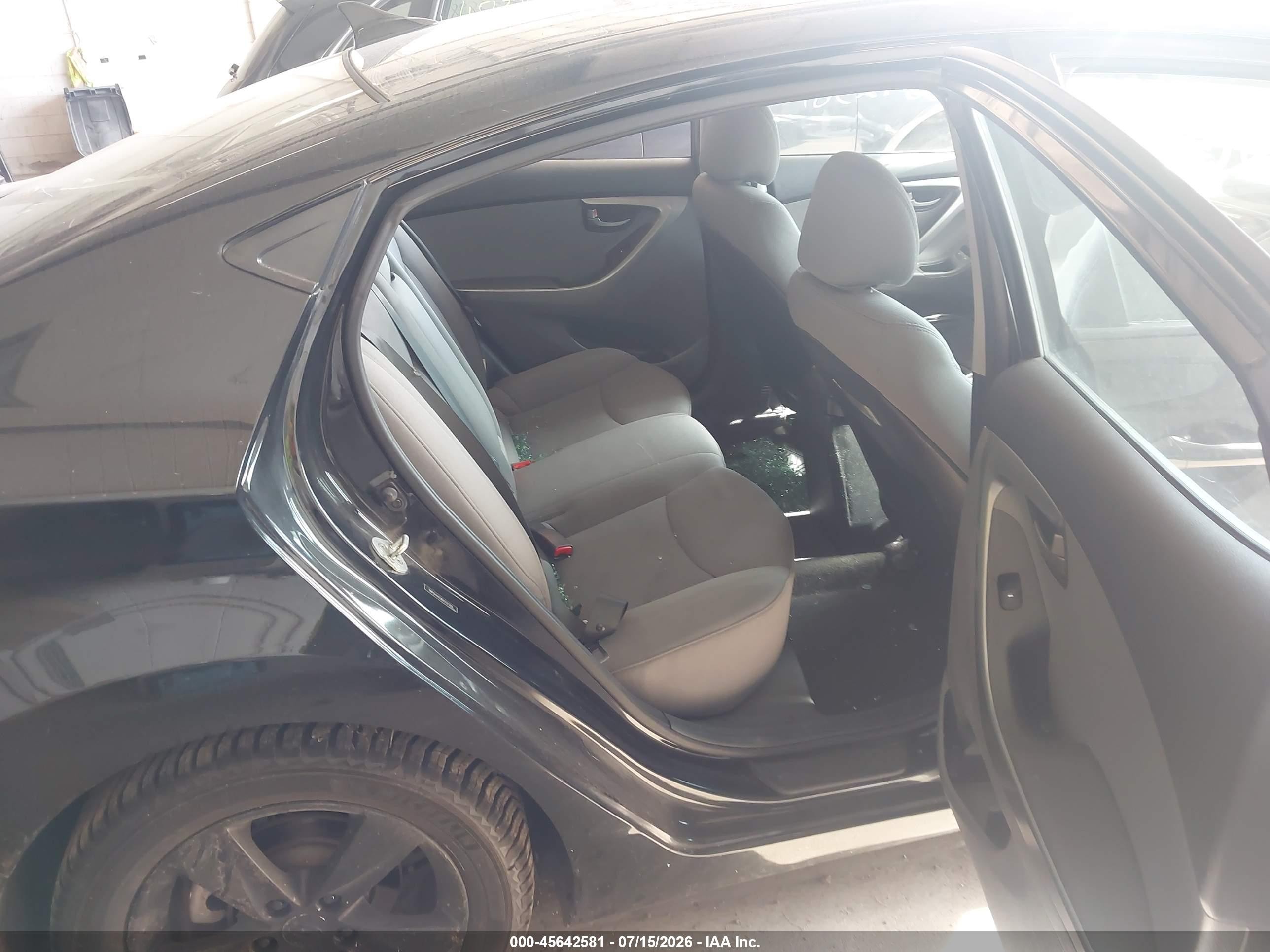 2013 Hyundai Elantra Gls Black vin: 5NPDH4AE8DH231300