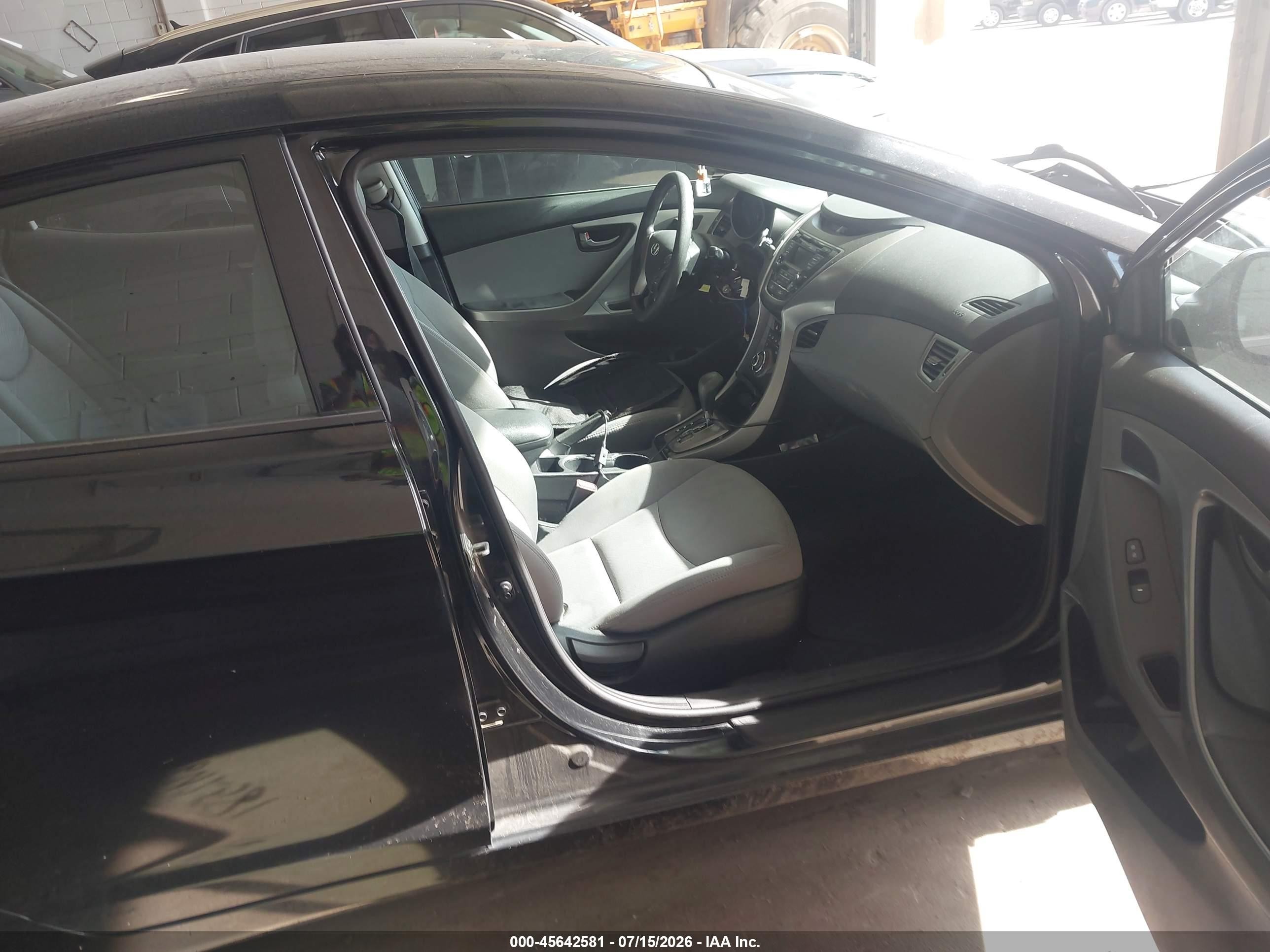 2013 Hyundai Elantra Gls Black vin: 5NPDH4AE8DH231300