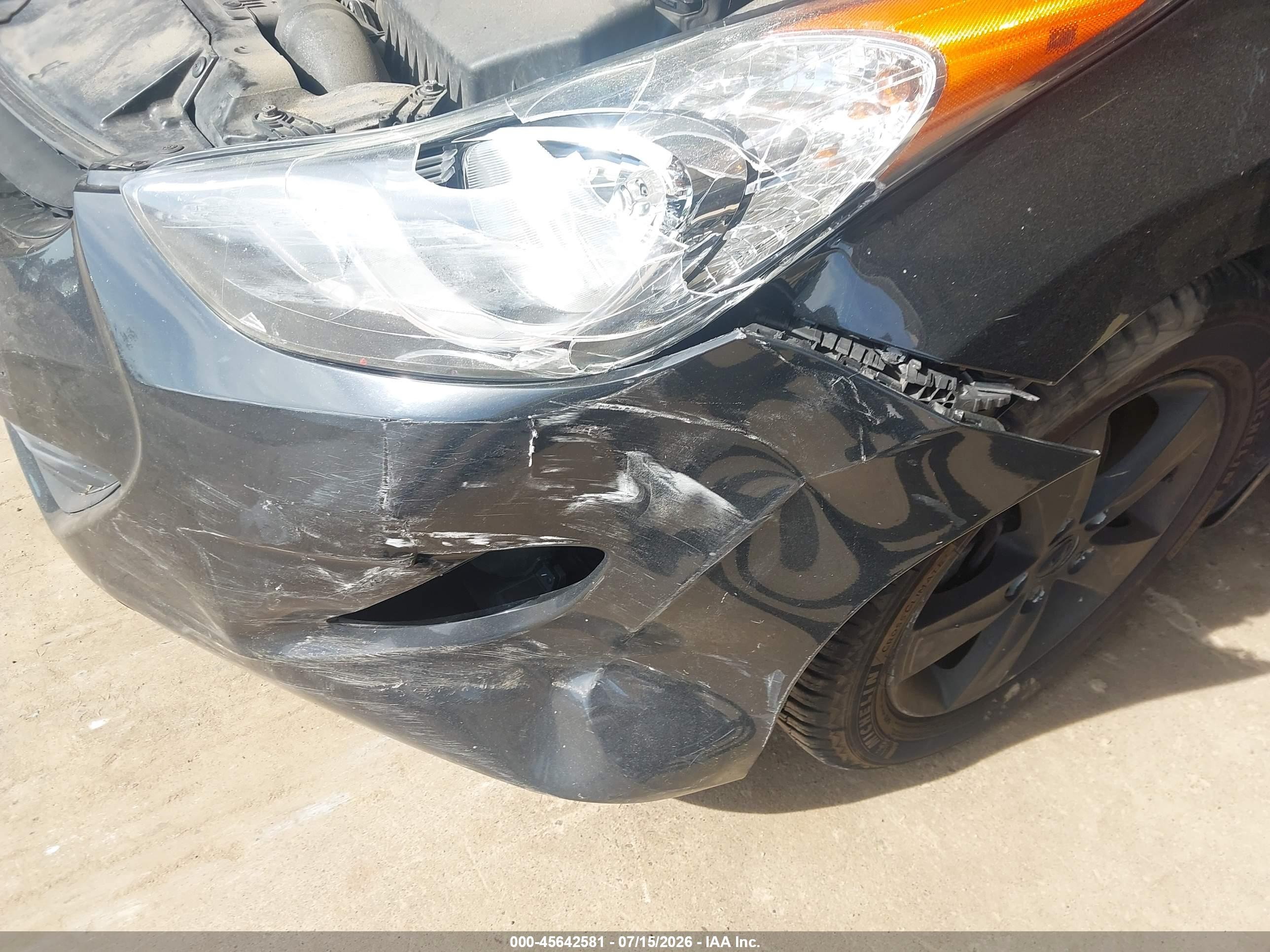 2013 Hyundai Elantra Gls Black vin: 5NPDH4AE8DH231300