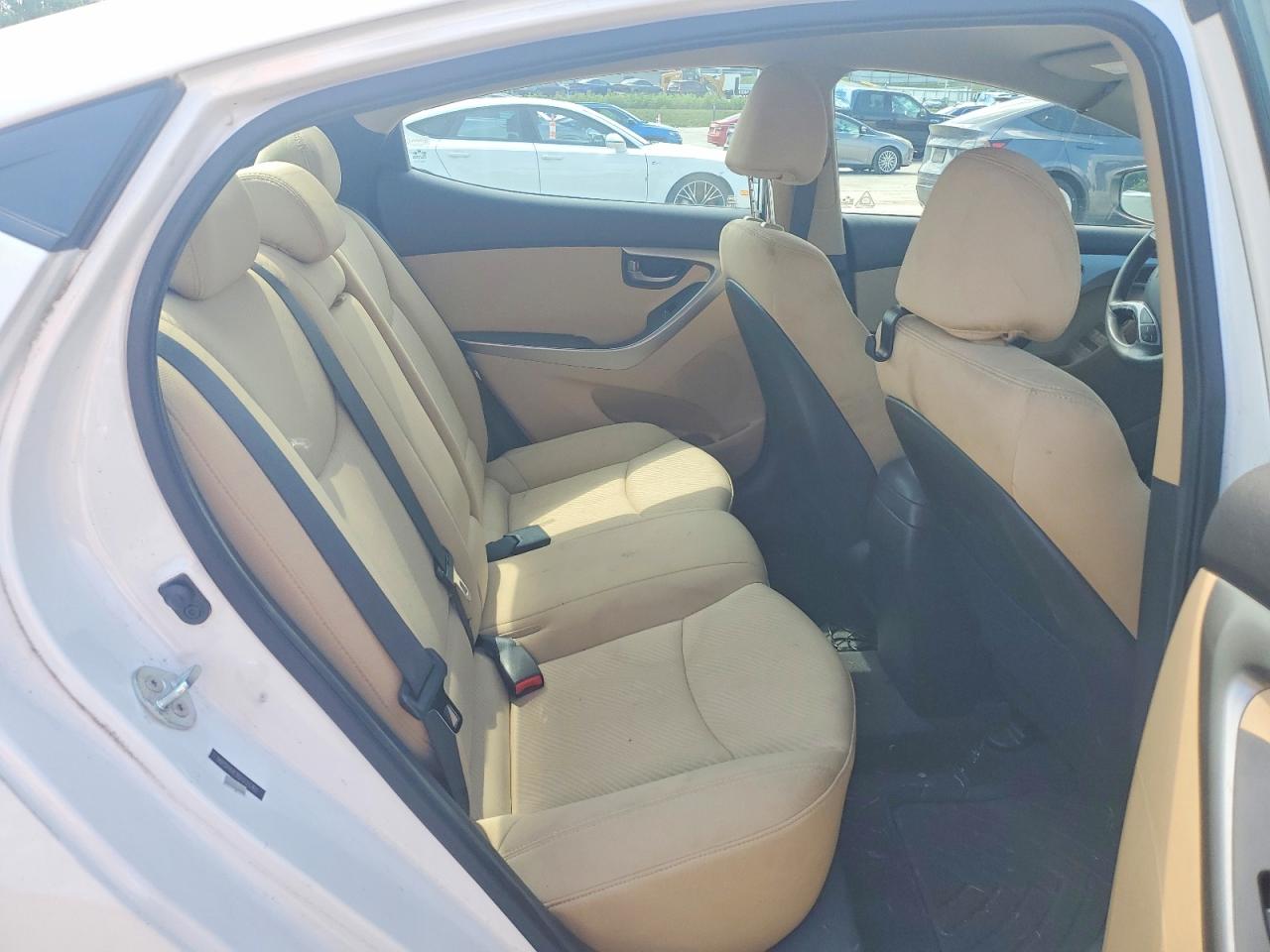 2013 Hyundai Elantra Gls White vin: 5NPDH4AE8DH233760