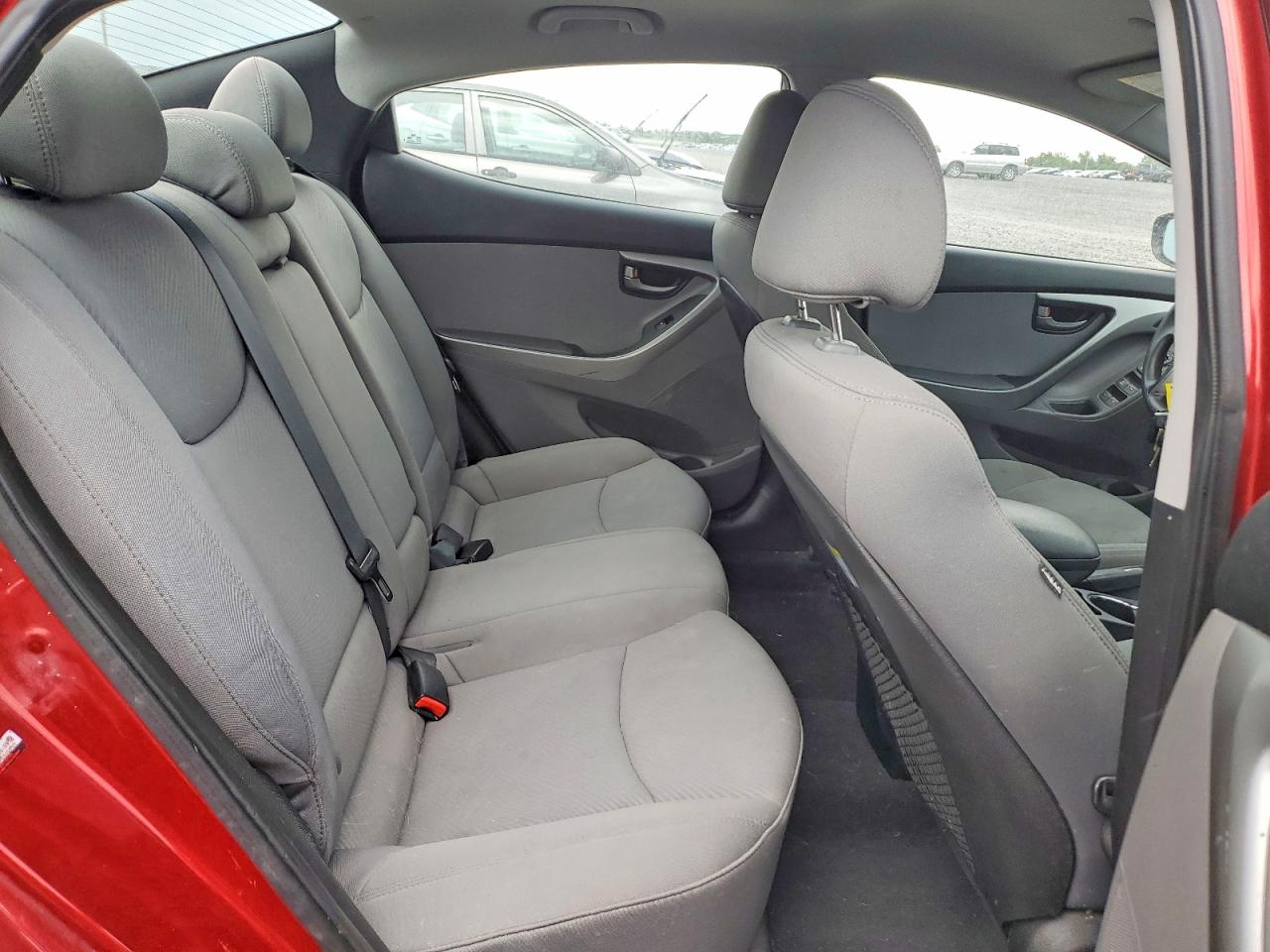 2013 Hyundai Elantra Gls Red vin: 5NPDH4AE8DH234407