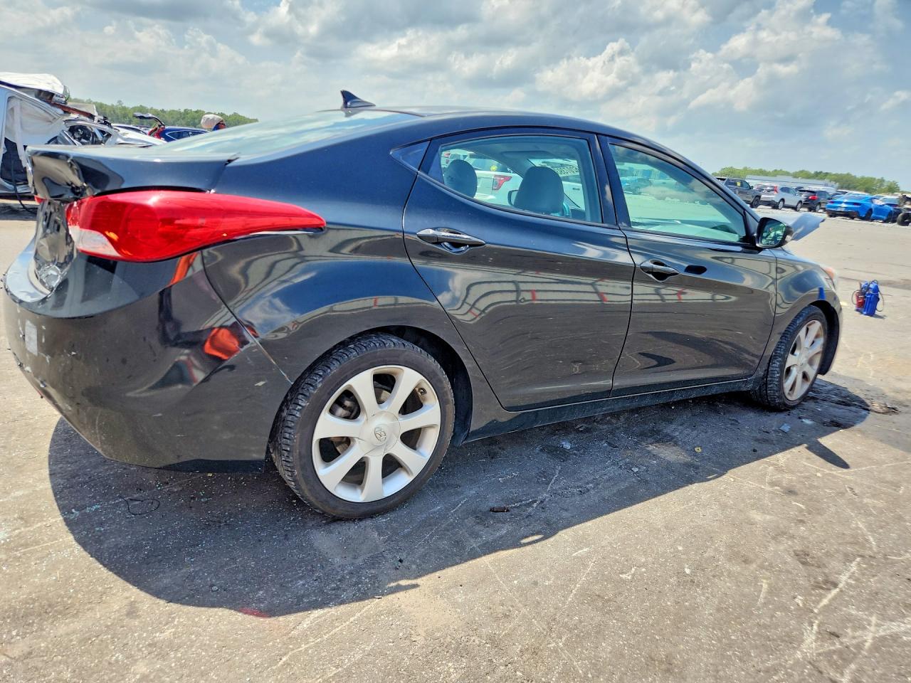 2013 Hyundai Elantra Limited Black vin: 5NPDH4AE8DH249652