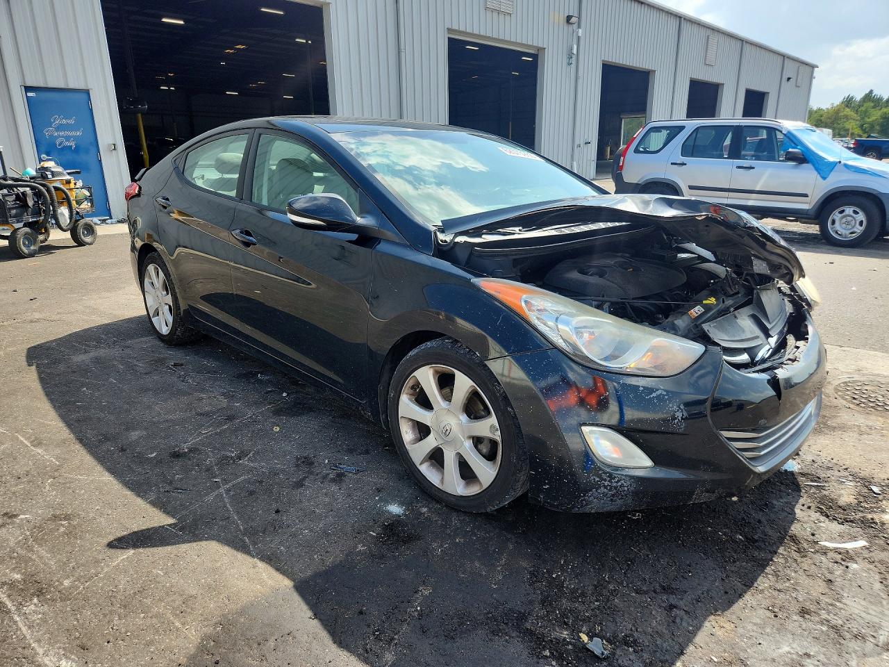2013 Hyundai Elantra Limited Black vin: 5NPDH4AE8DH249652