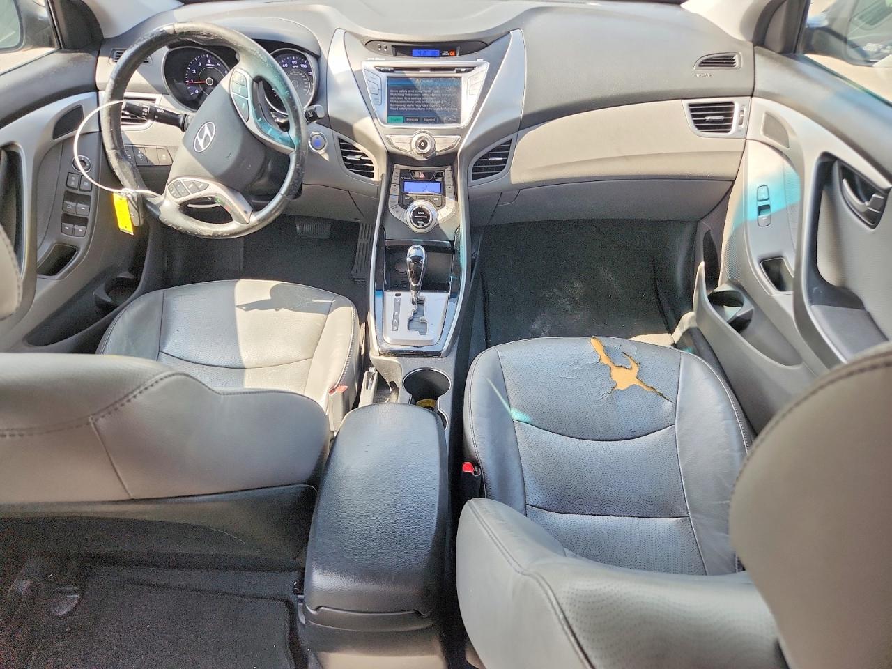 2013 Hyundai Elantra Limited Black vin: 5NPDH4AE8DH249652