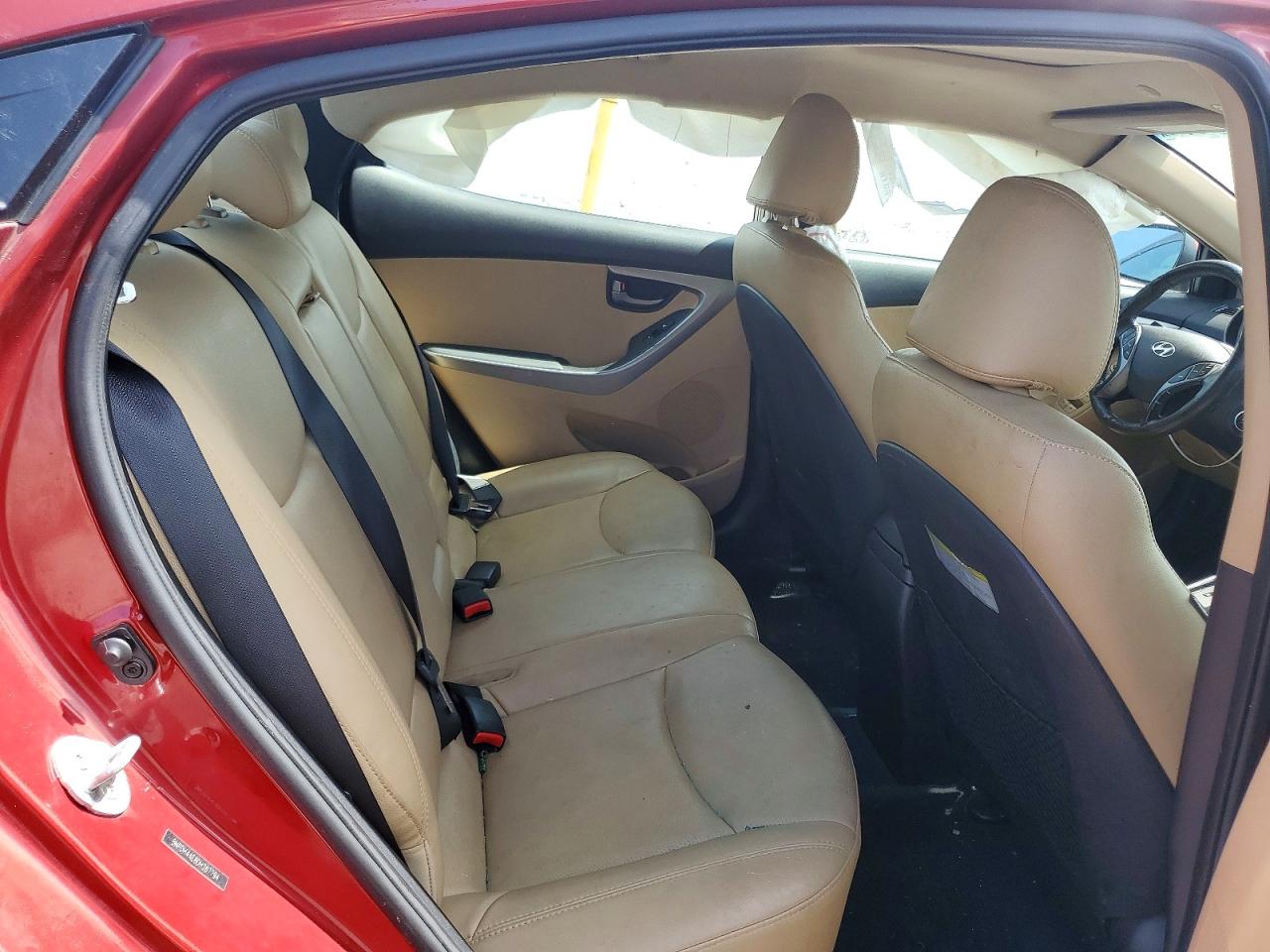 2013 Hyundai Elantra Limited Red vin: 5NPDH4AE8DH267794