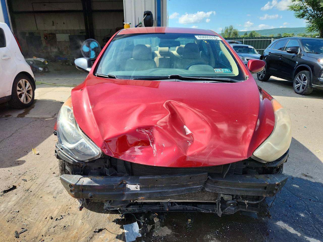 2013 Hyundai Elantra Gt Red vin: 5NPDH4AE8DH272560