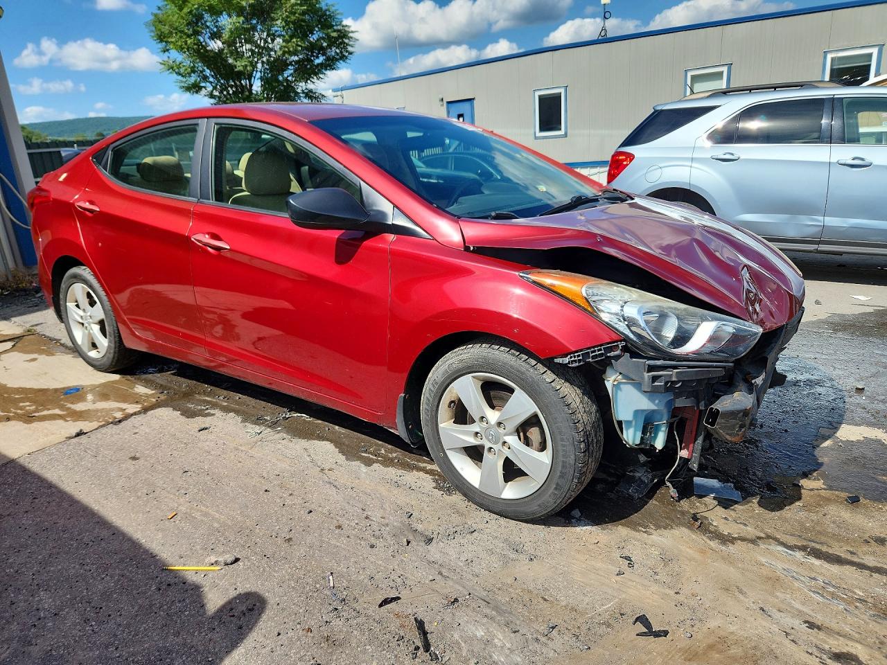 2013 Hyundai Elantra Gt Red vin: 5NPDH4AE8DH272560