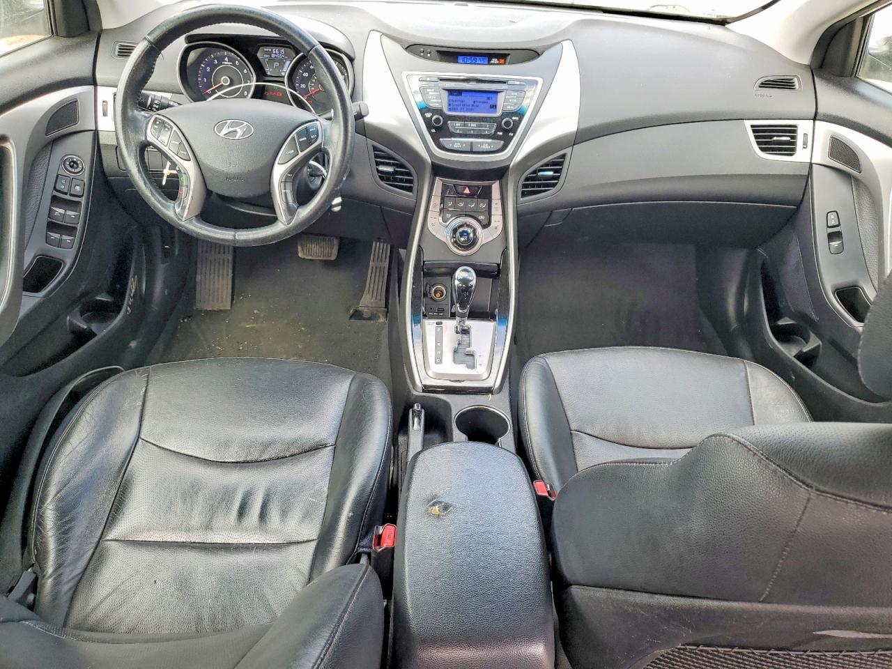 2013 Hyundai Elantra Limited White vin: 5NPDH4AE8DH273580