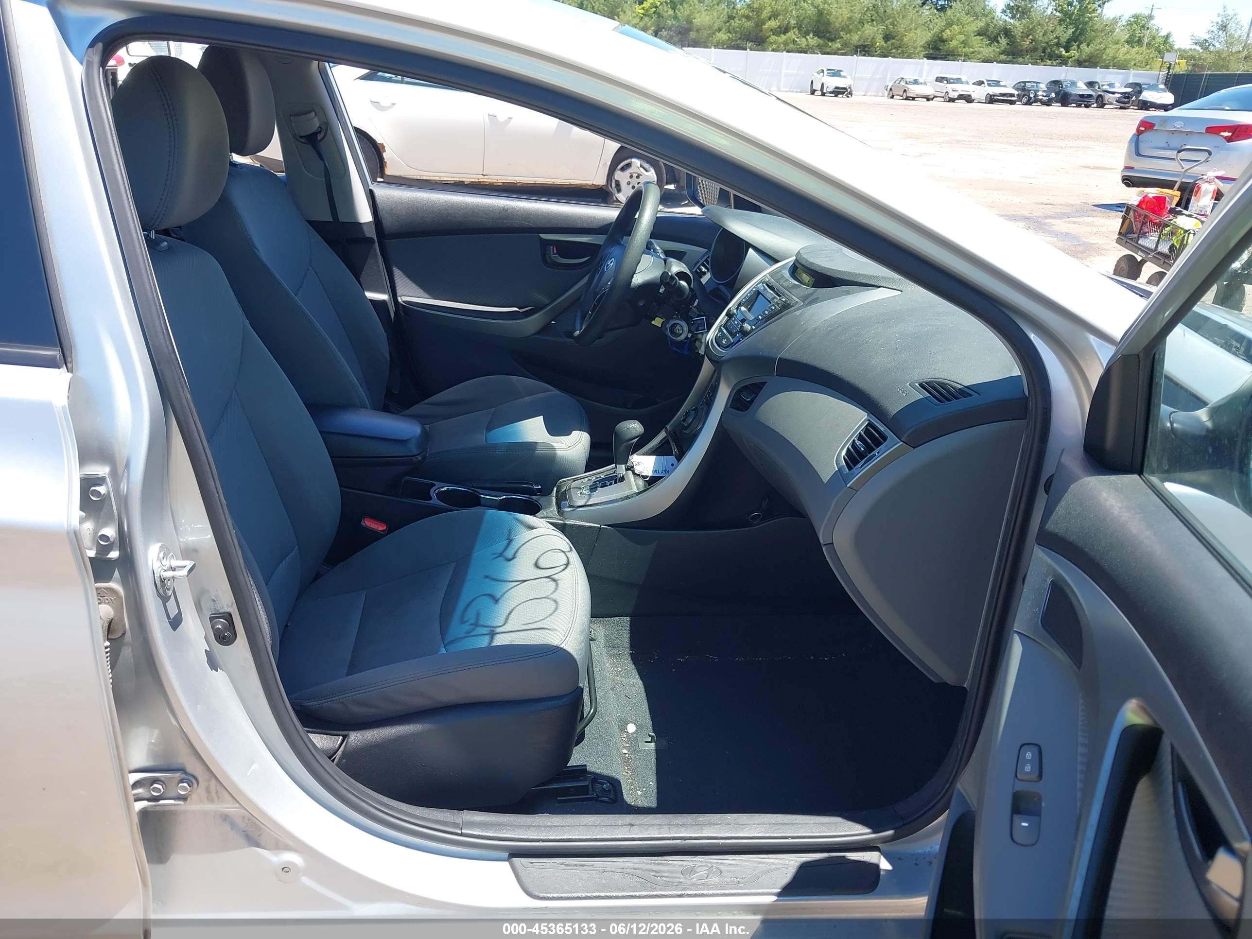2013 Hyundai Elantra Gls Silver vin: 5NPDH4AE8DH278732