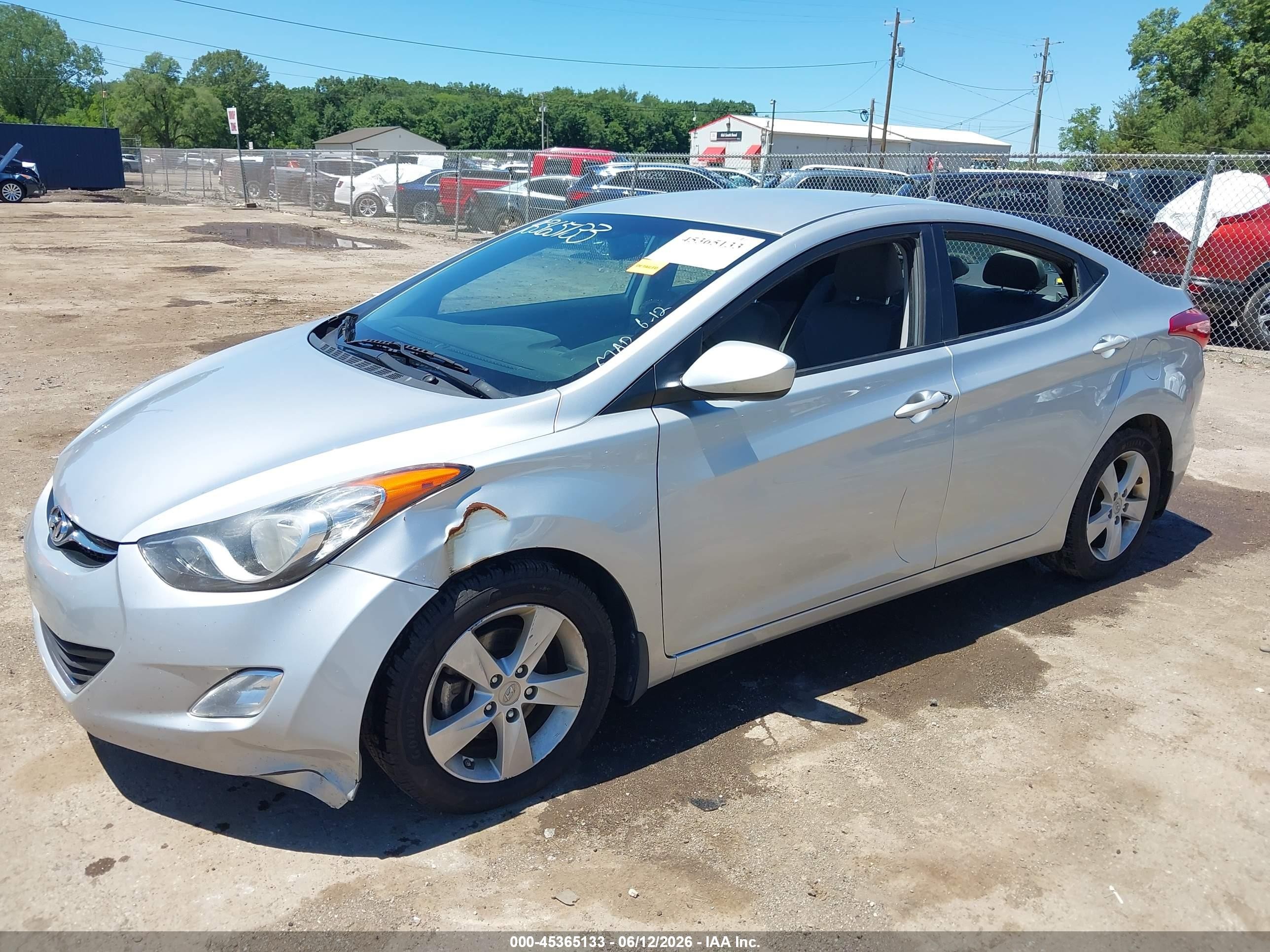 2013 Hyundai Elantra Gls Silver vin: 5NPDH4AE8DH278732