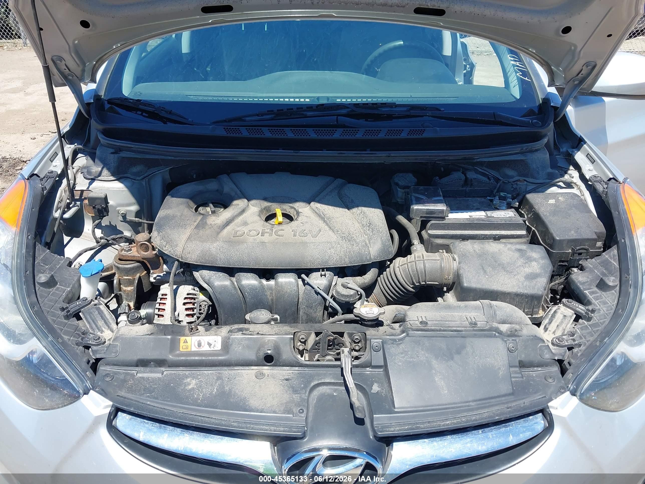 2013 Hyundai Elantra Gls Silver vin: 5NPDH4AE8DH278732