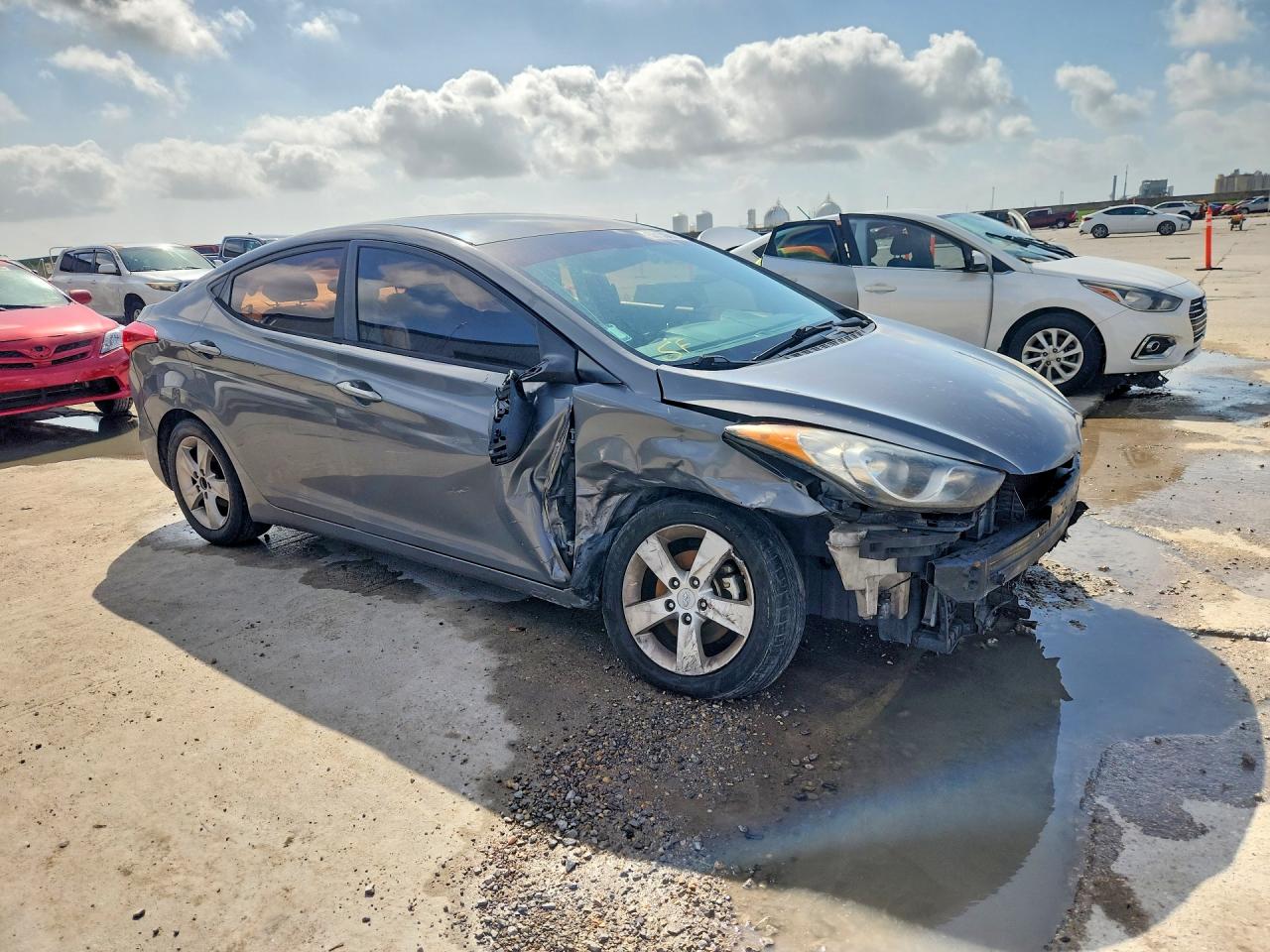 2013 Hyundai Elantra Gls Charcoal vin: 5NPDH4AE8DH305721