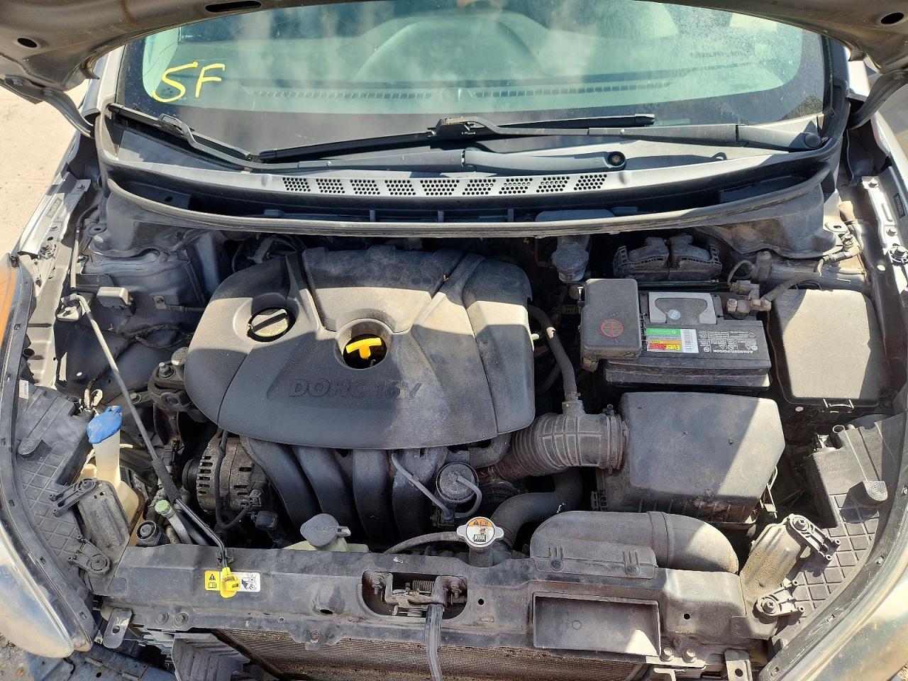 2013 Hyundai Elantra Gls Charcoal vin: 5NPDH4AE8DH305721