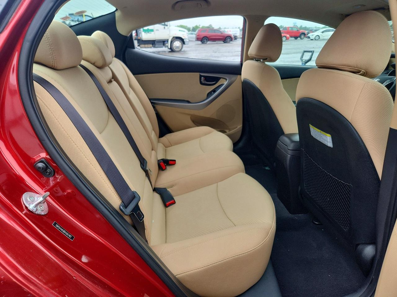 2013 Hyundai Elantra Gls Red vin: 5NPDH4AE8DH305783