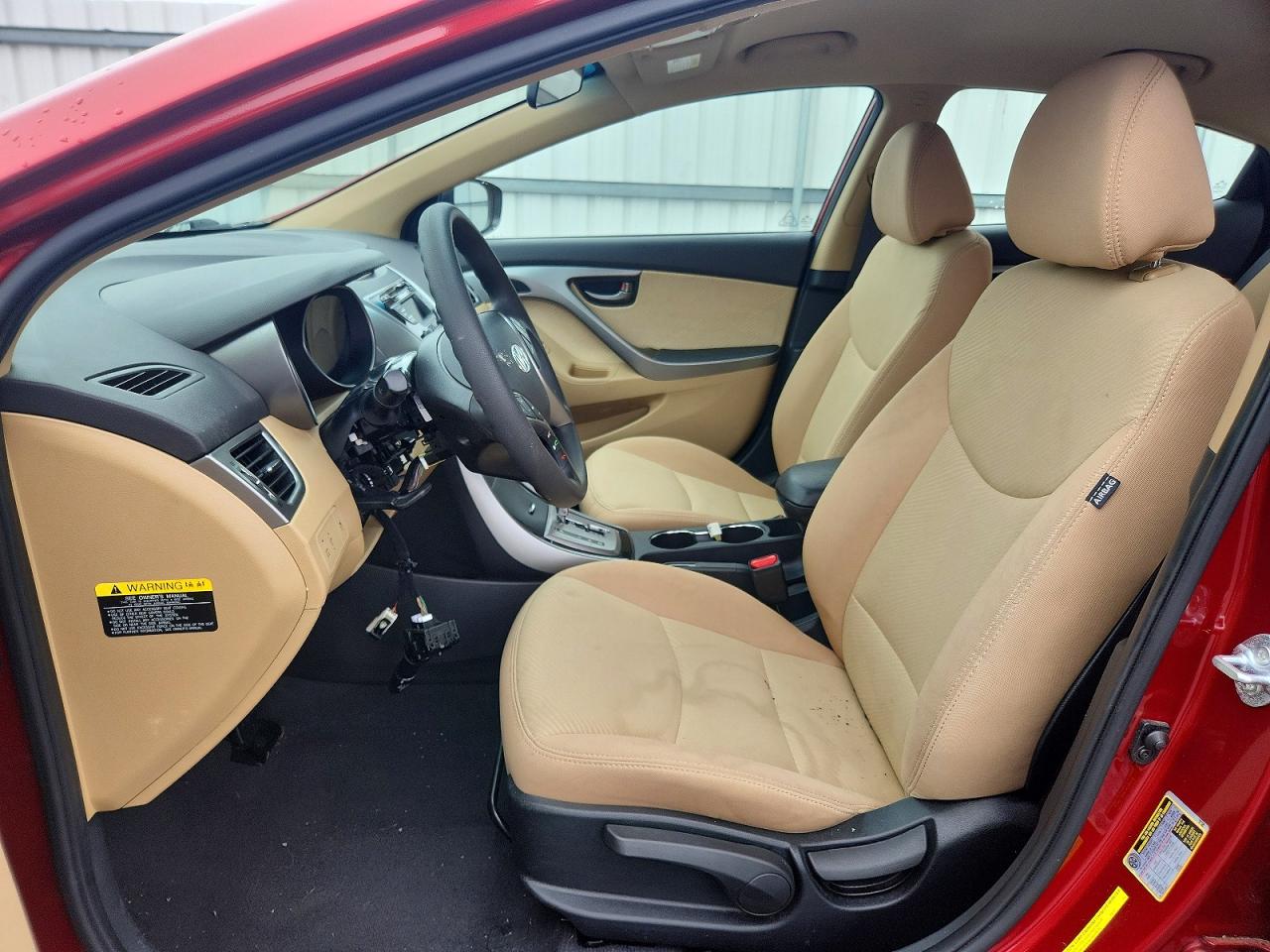 2013 Hyundai Elantra Gls Red vin: 5NPDH4AE8DH305783