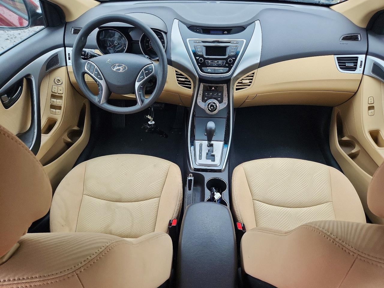 2013 Hyundai Elantra Gls Red vin: 5NPDH4AE8DH305783