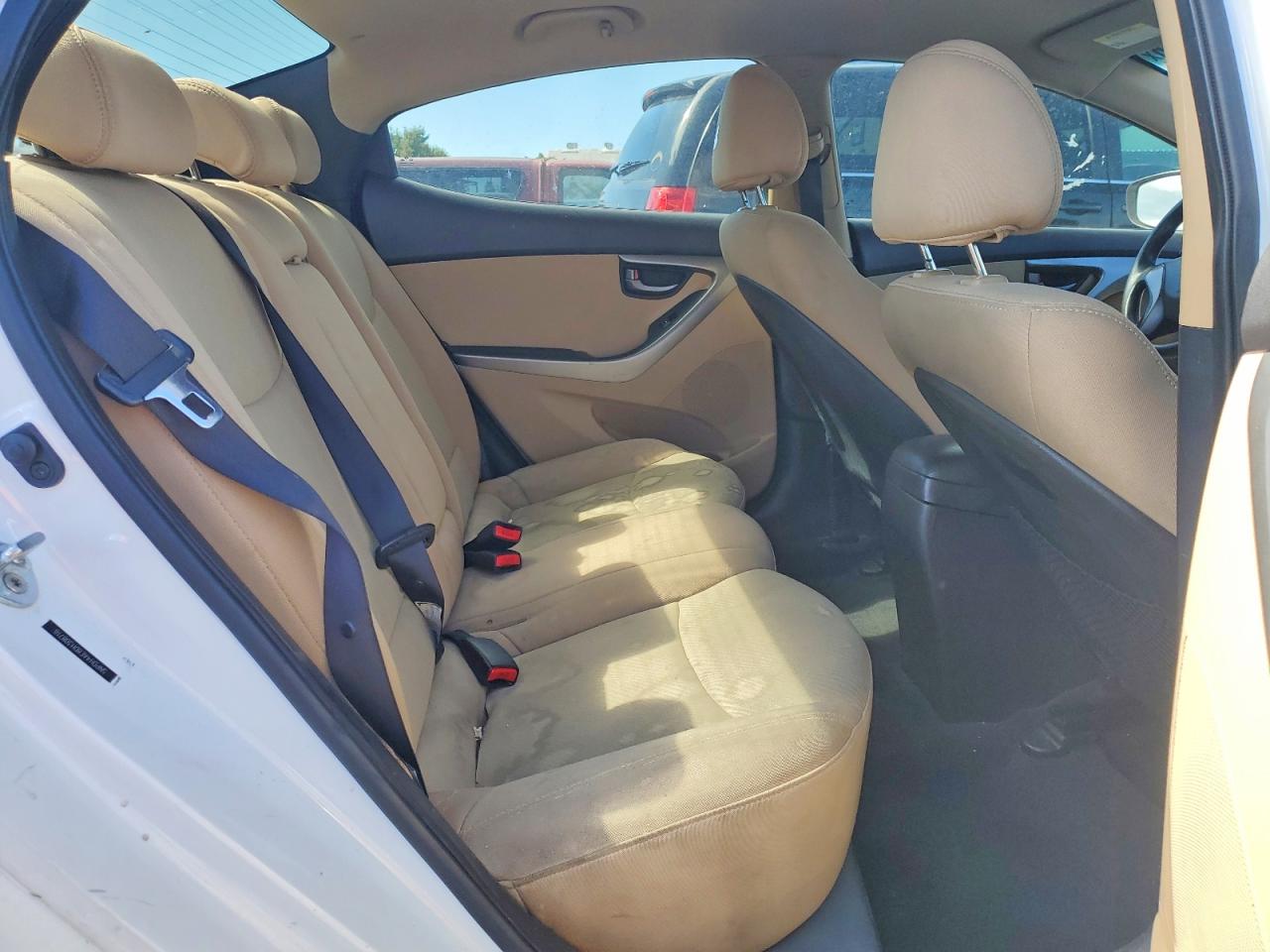 2013 Hyundai Elantra Gls White vin: 5NPDH4AE8DH308716