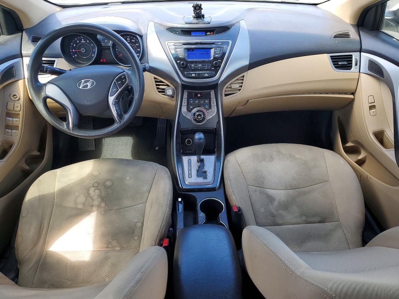 2013 Hyundai Elantra Gls White vin: 5NPDH4AE8DH308716