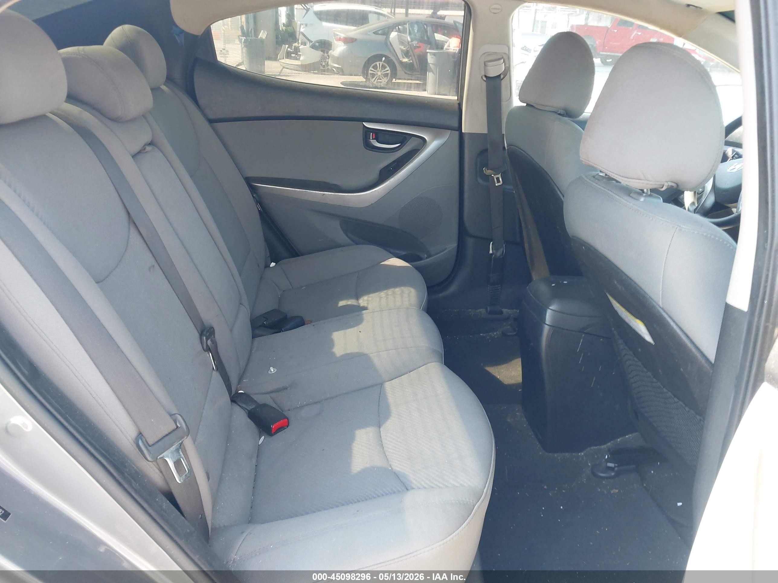 2013 Hyundai Elantra Gls Gray vin: 5NPDH4AE8DH310482