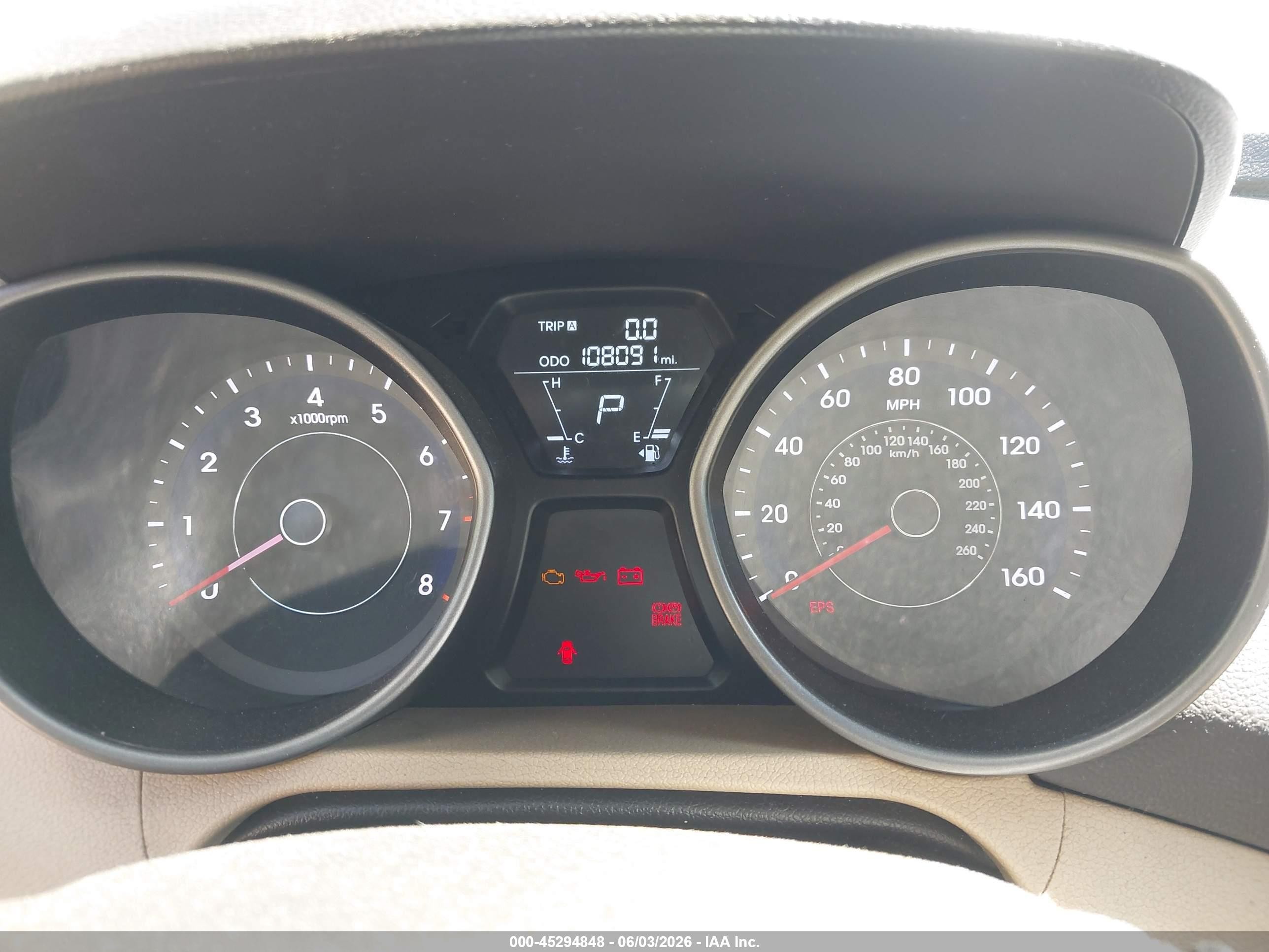 2013 Hyundai Elantra Gls Tan vin: 5NPDH4AE8DH311020